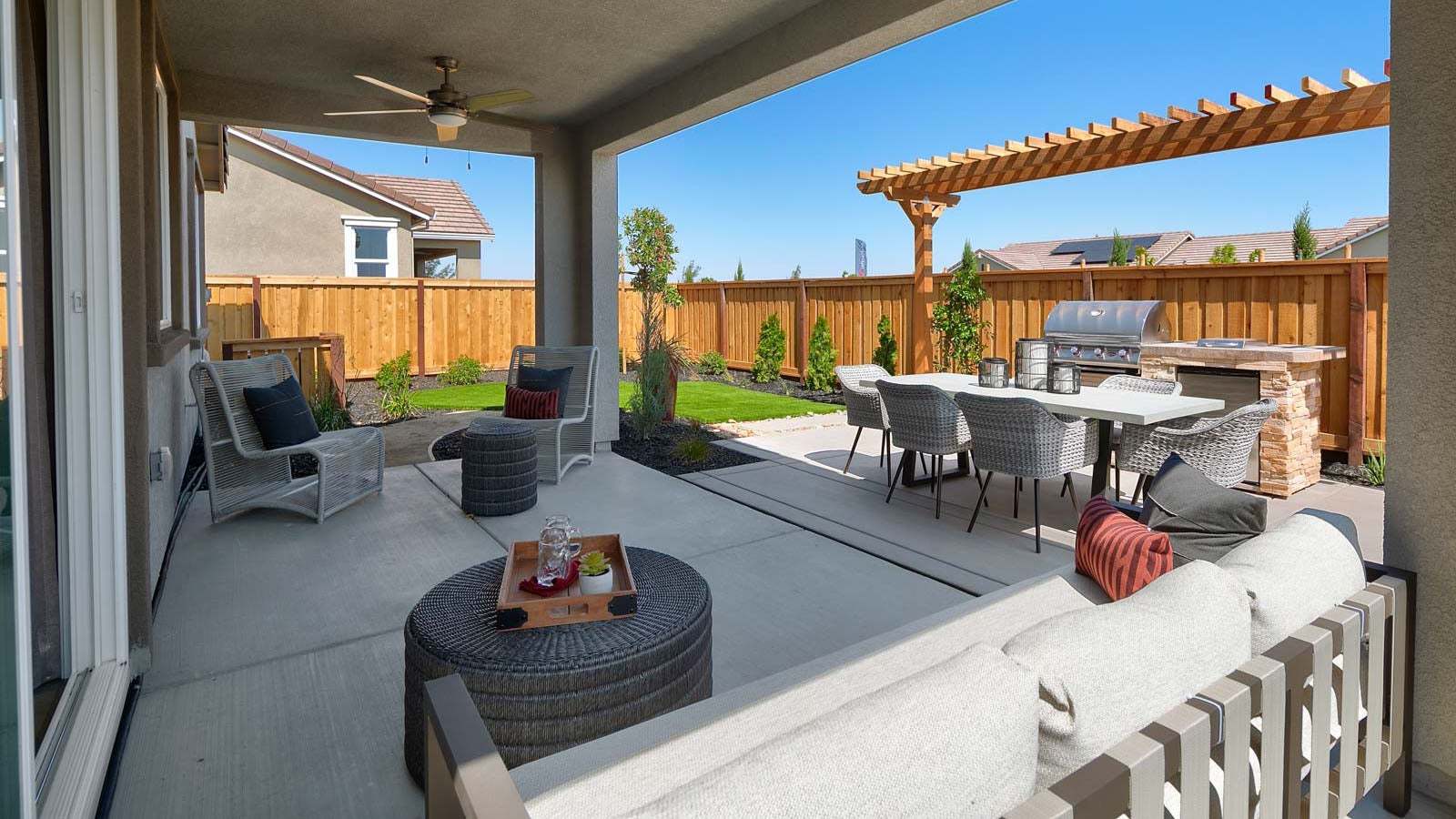 Residence 2 Model Covered Patio