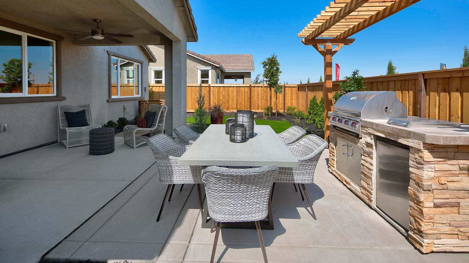 Residence 2 Model Covered Patio