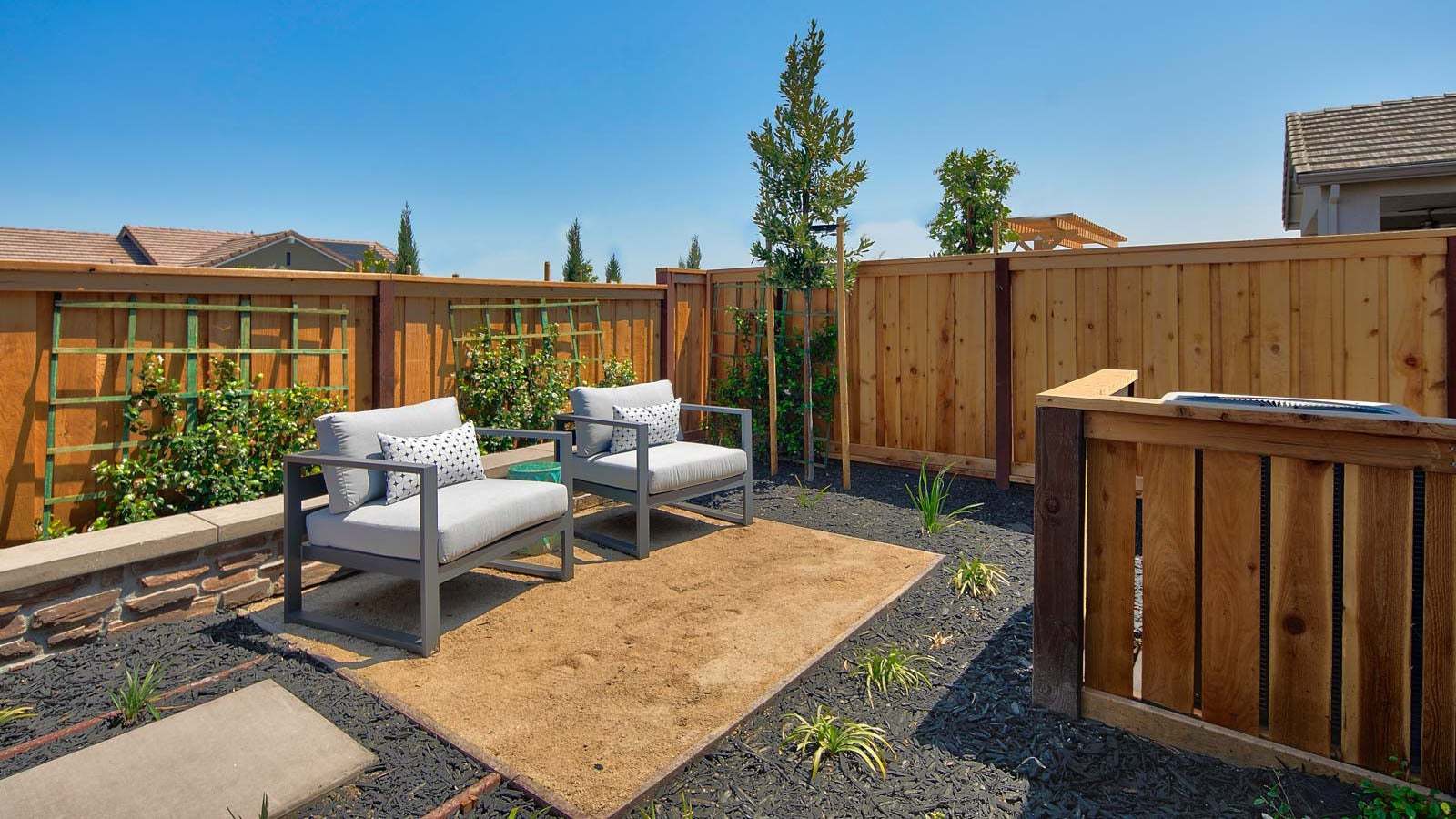Residence 3 Model Backyard