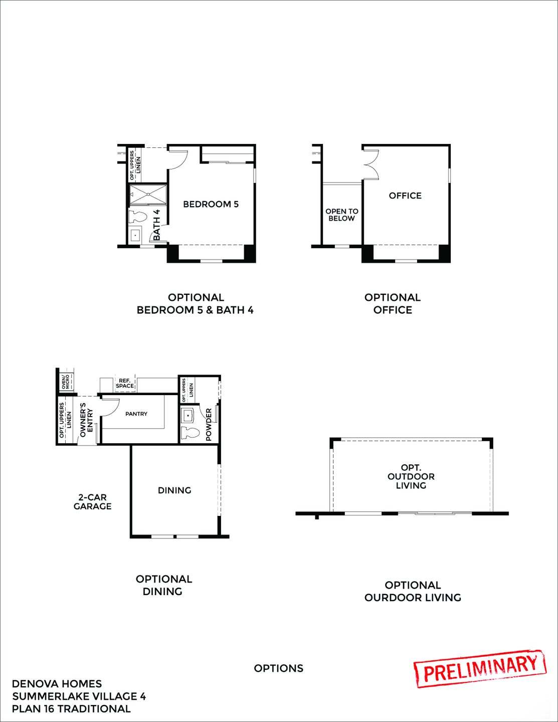 Residence 16 | Options