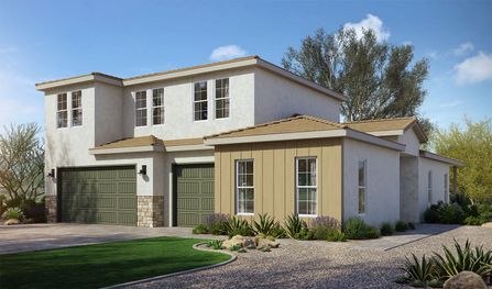 Plan 5 Floor Plan - Desert Wind Homes 