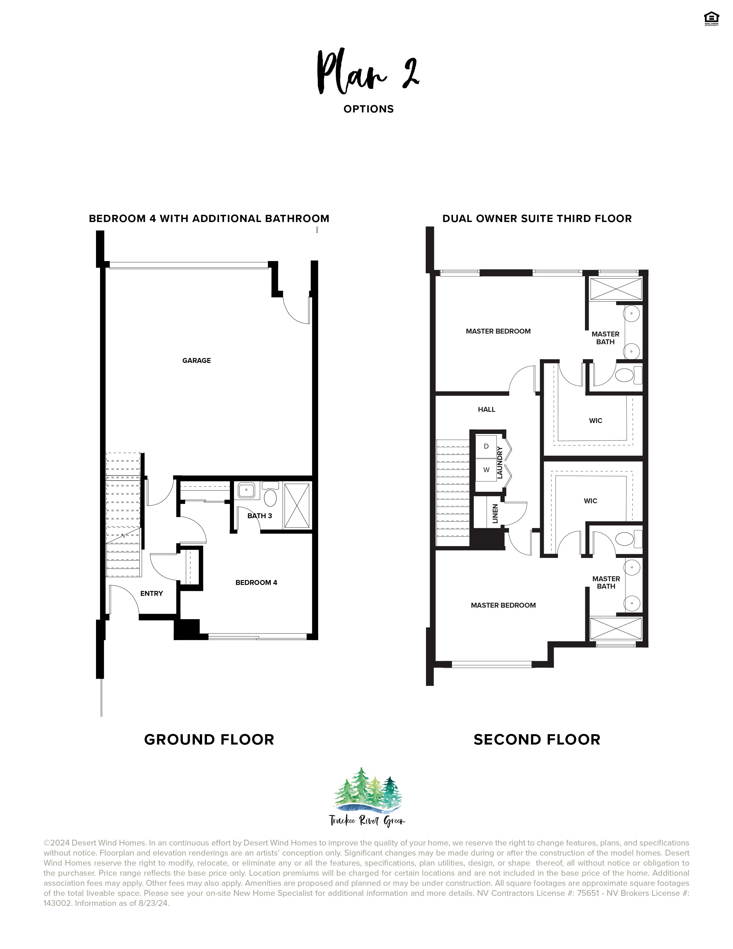 Truckee River Green Plan 2 Options