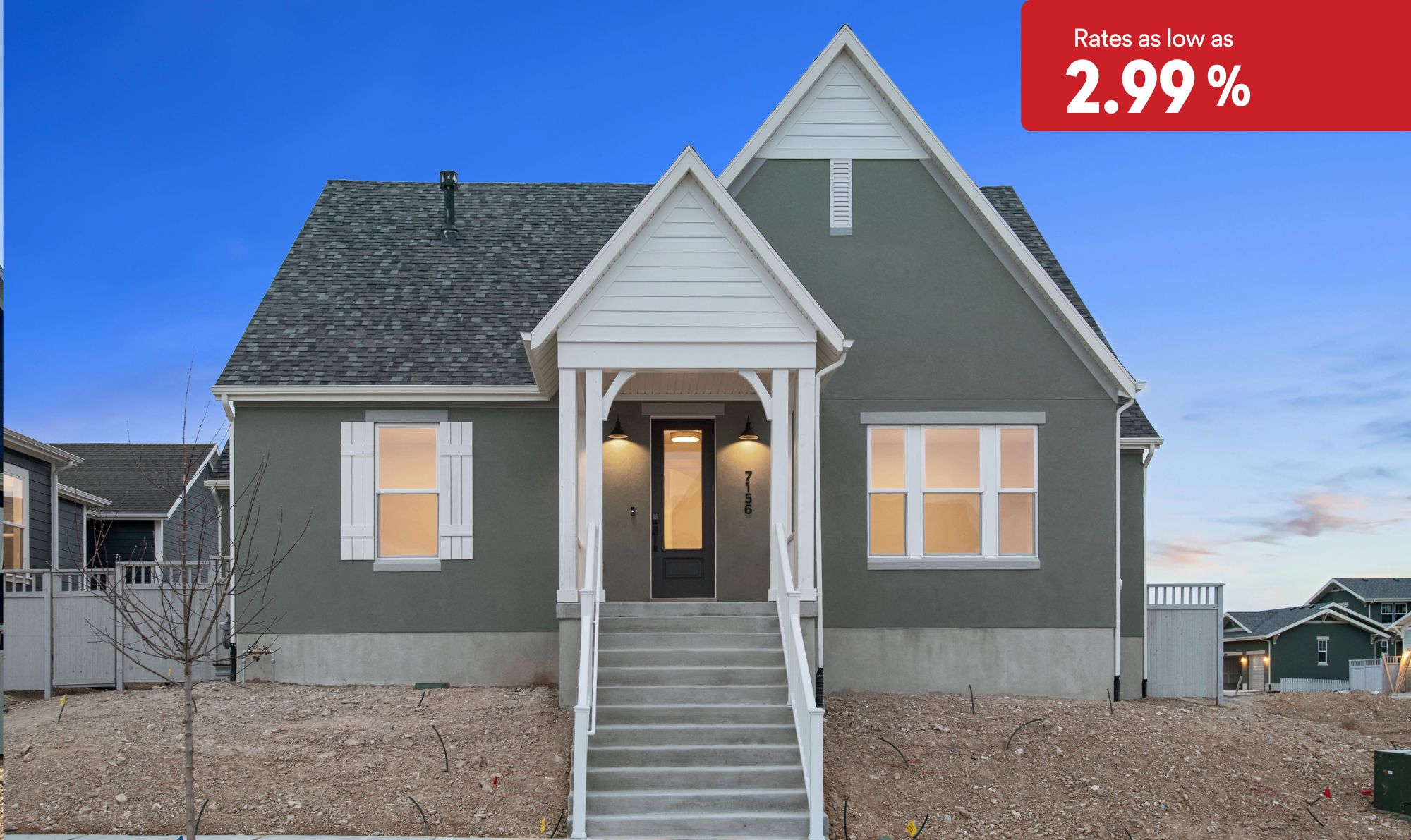 7156 W Lake Ave - Daybreak - Providence Series: South Jordan, Utah - Destination Homes