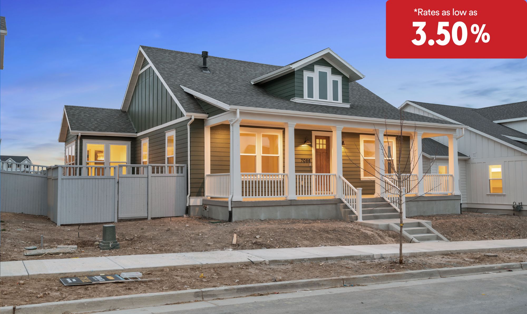 7086 W Lake Ave - Daybreak - Providence Series: South Jordan, Utah - Destination Homes