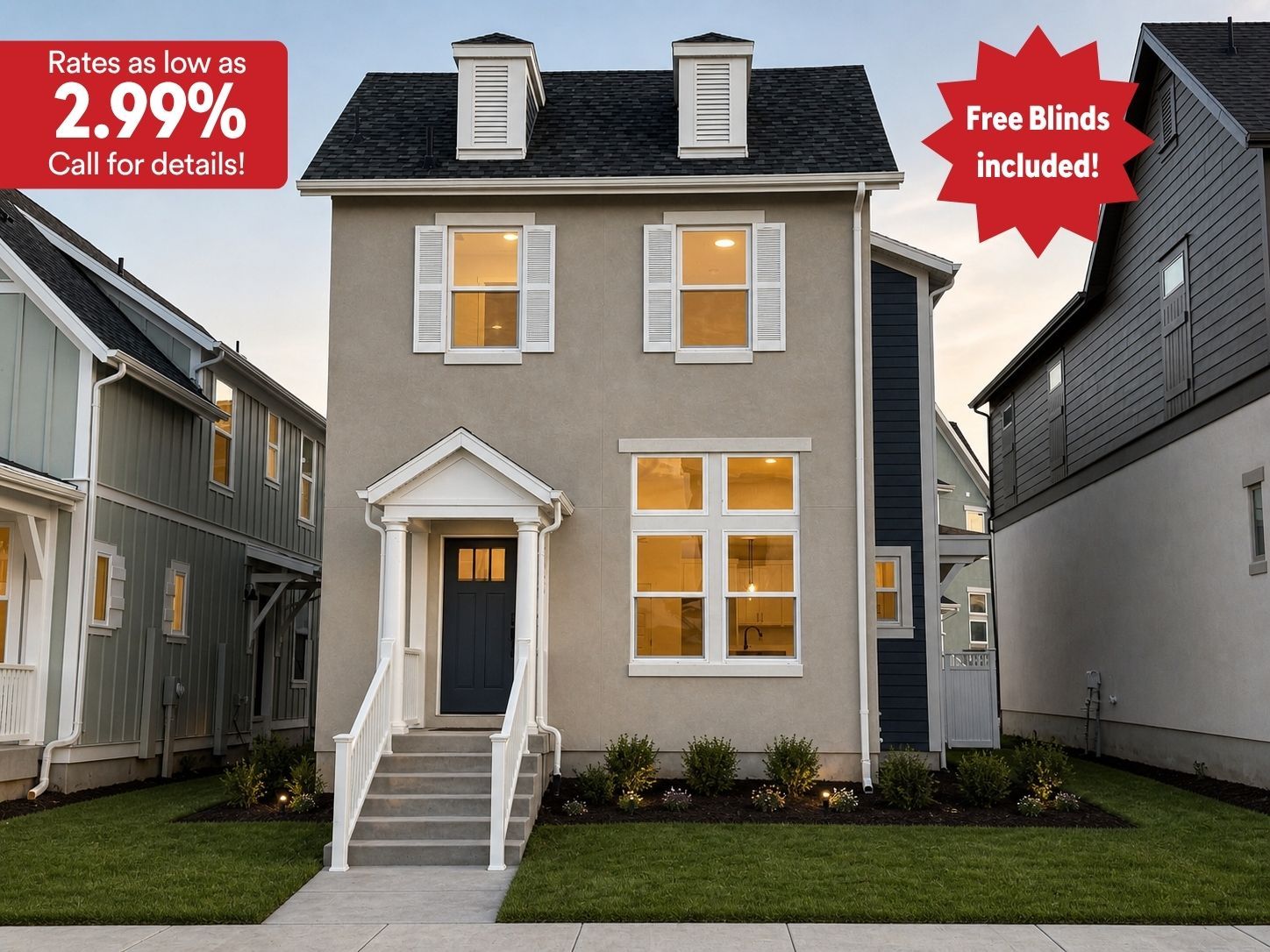 Roseland - Daybreak - Cottage Courts: South Jordan, Utah - Destination Homes