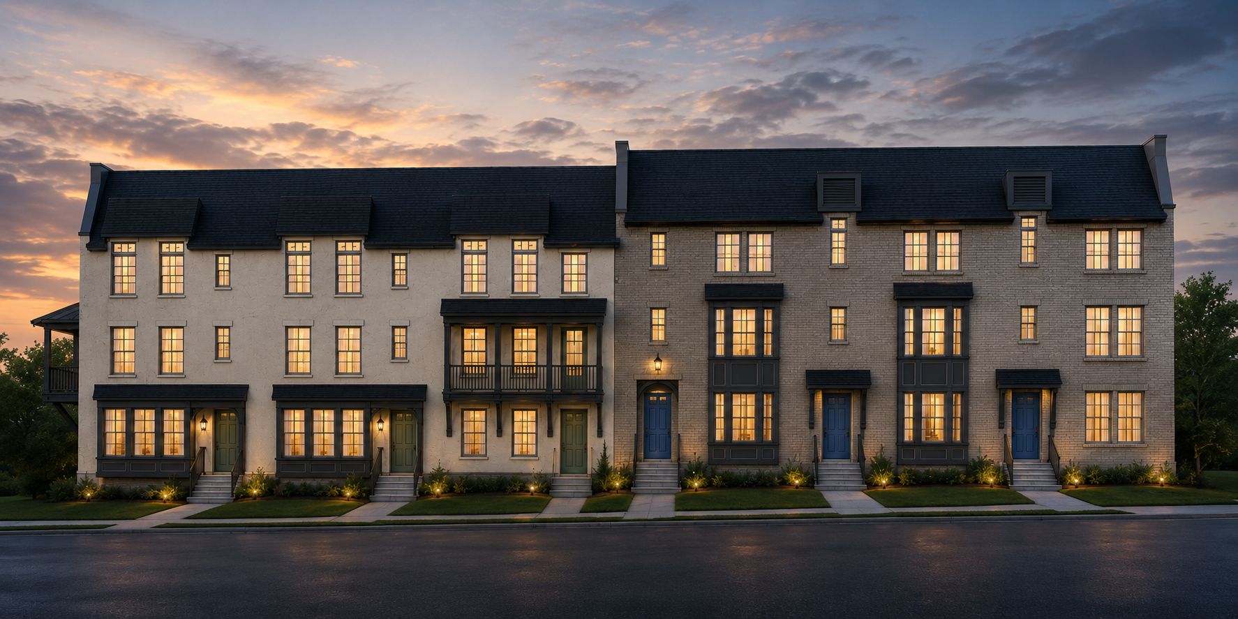 Chelsea - Downtown Row Collection: South Jordan, Utah - Destination Homes