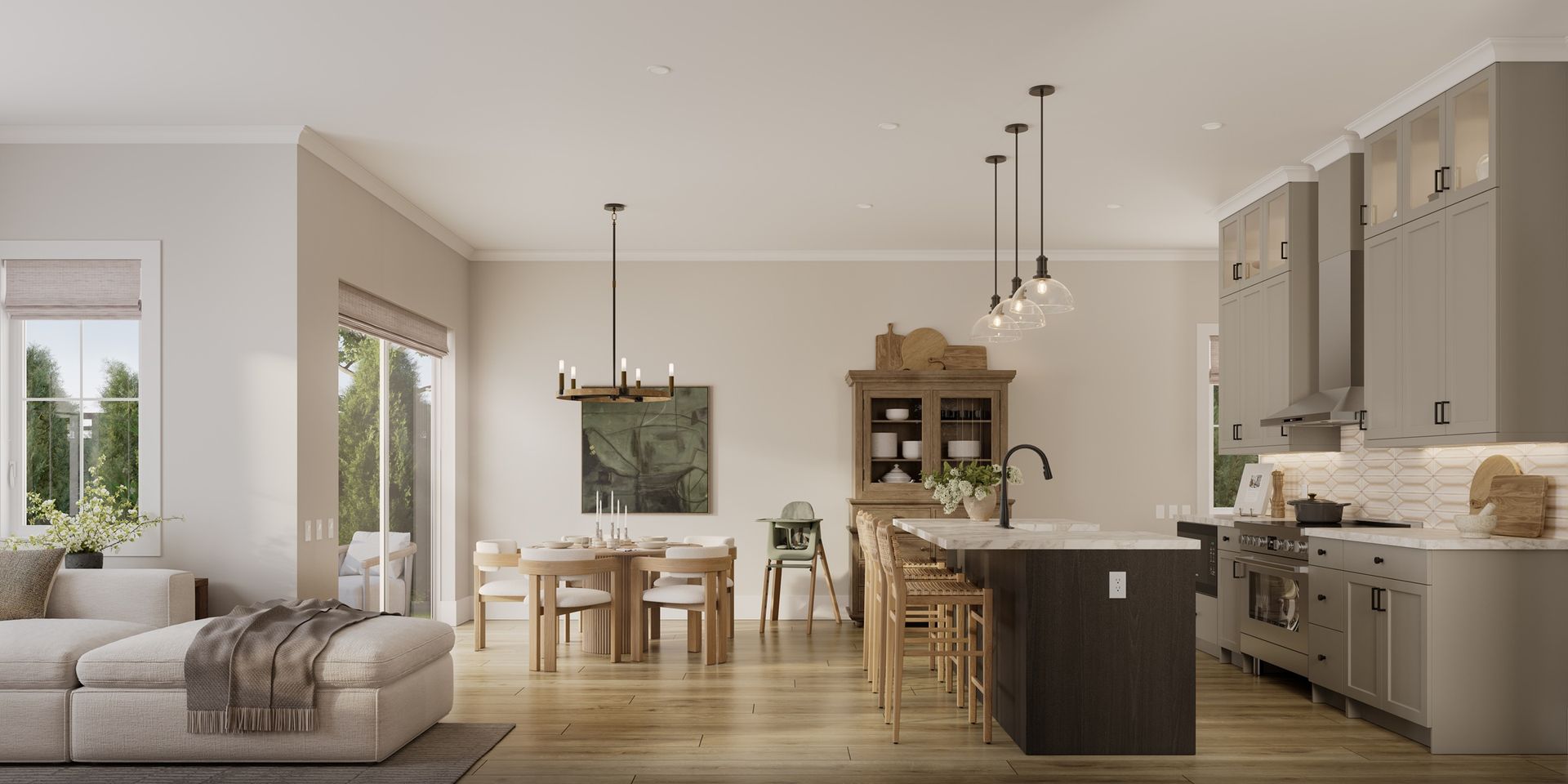 Kitchen and Dining Area
