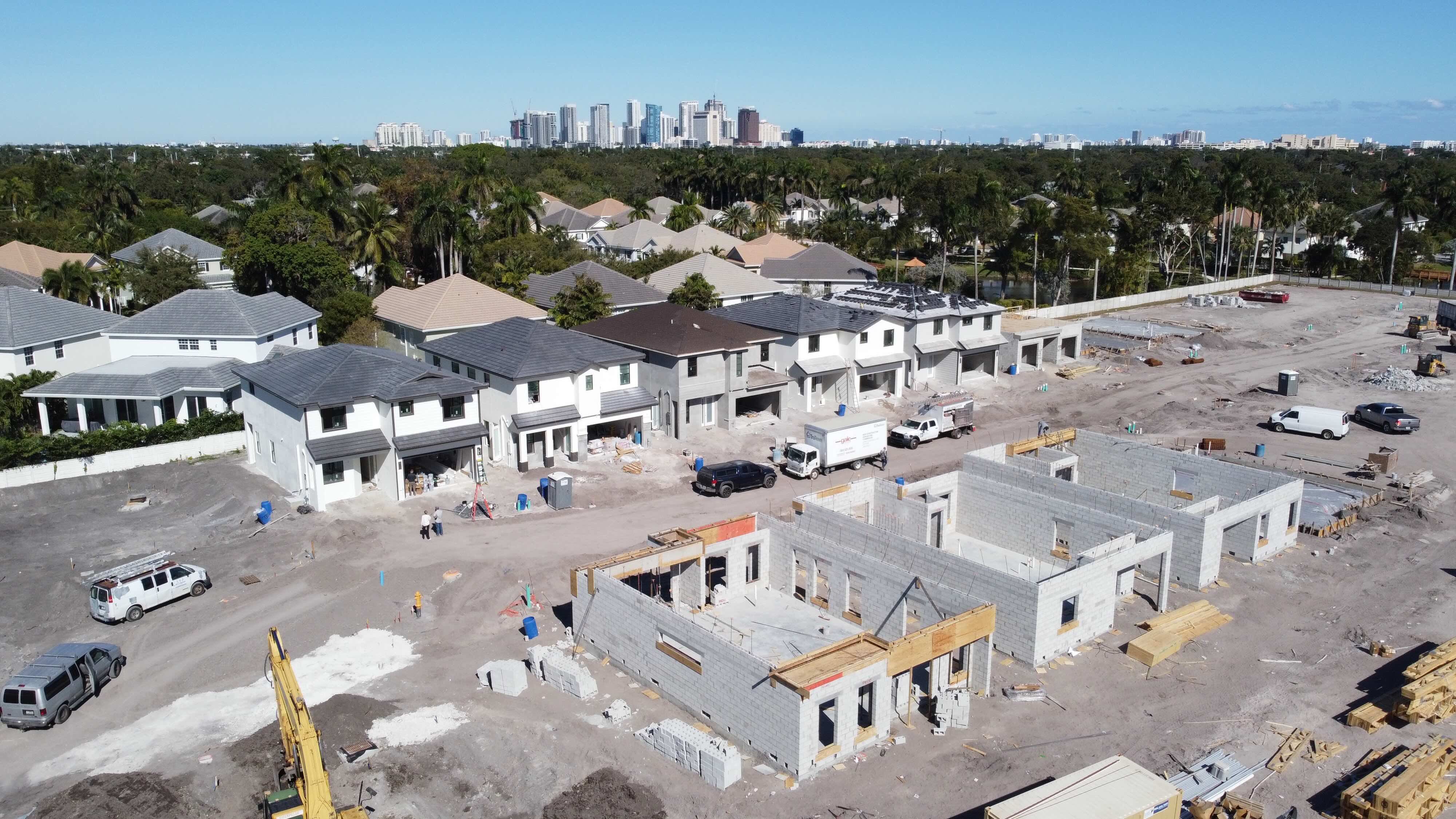 new construction homes being built in Fort Lauderdale