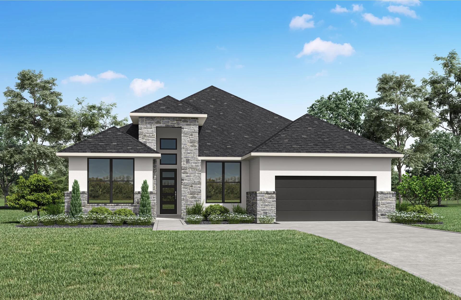 PRESWICK - Everly - 60': Hockley, Texas - Drees Custom Homes