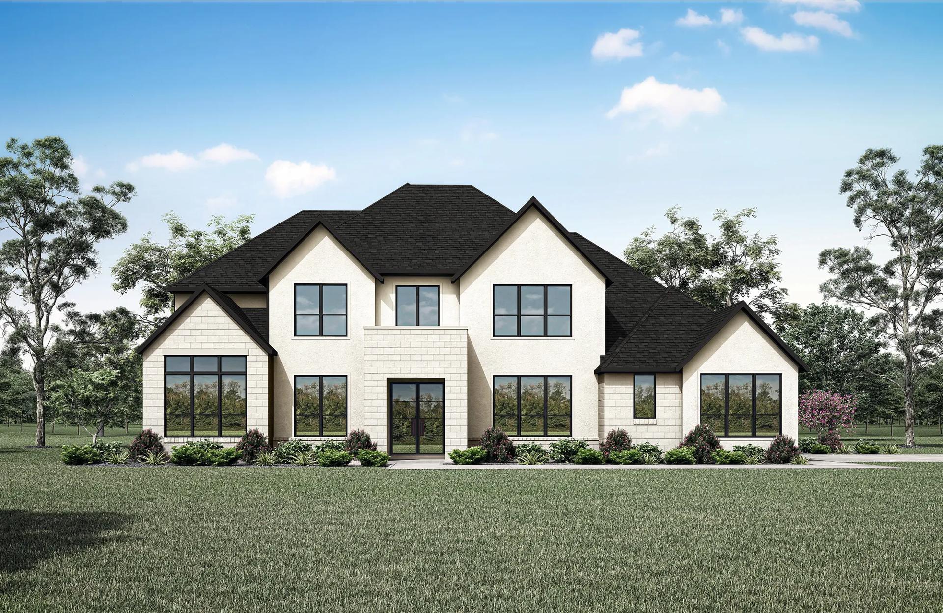 Hilltop Ranch por Drees Custom Homes en Austin Texas