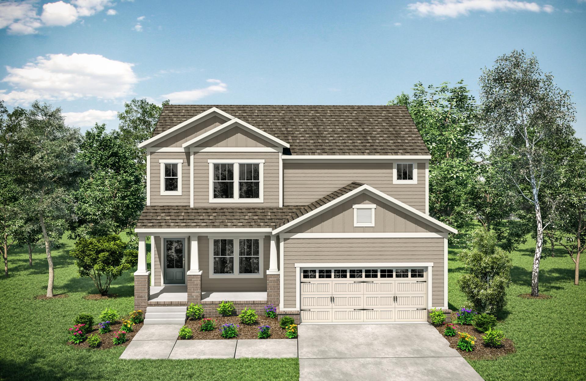 WOODLAND Plan at Bear Creek Overlook in Columbia, TN by Drees Homes