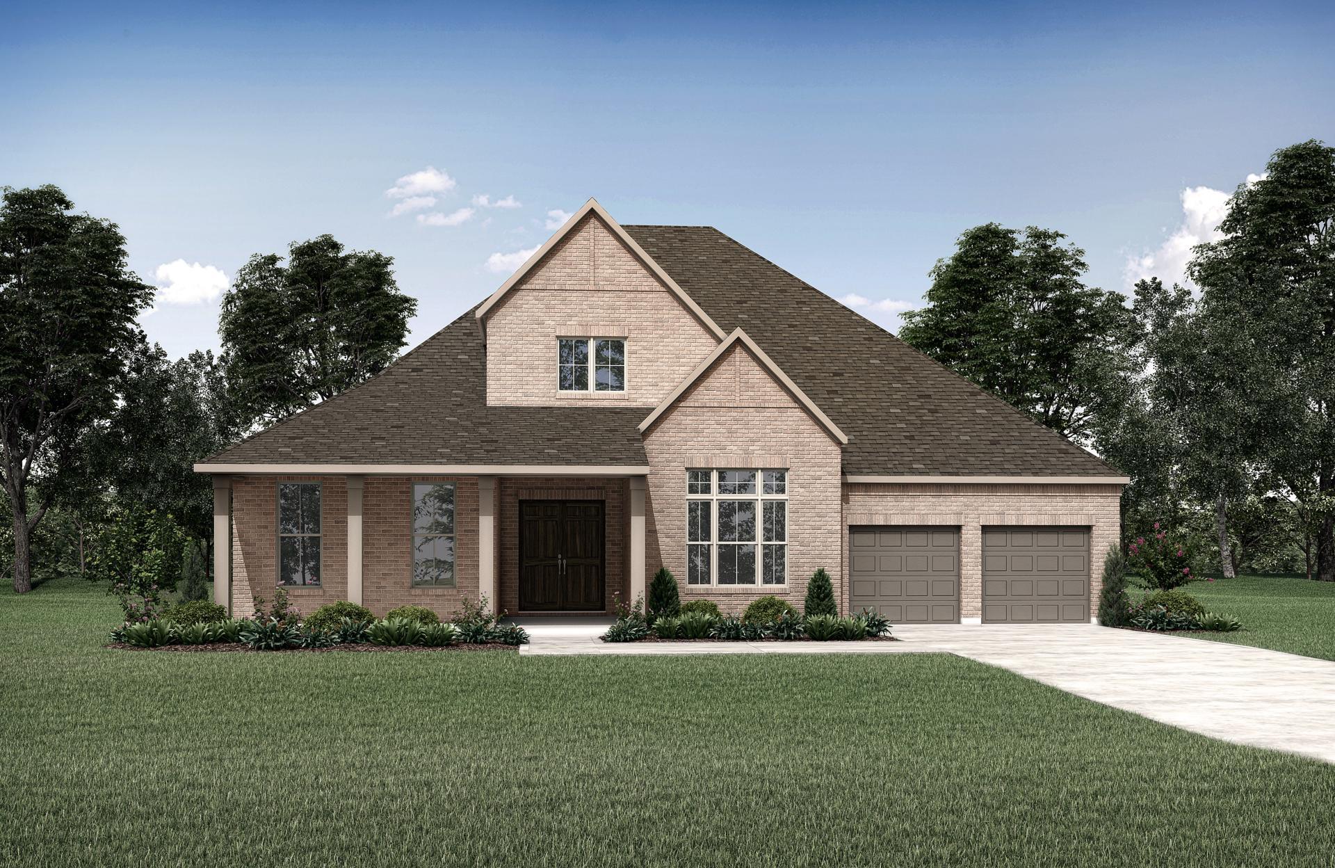 EASTLAND II Plan at Homestead 72' in Rowlett, TX by Drees Custom Homes