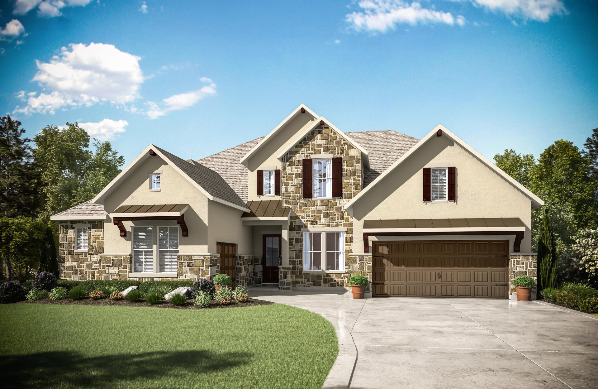 GRANTLEY Plan at Woodtrace - 65' in Magnolia, TX by Drees Custom Homes