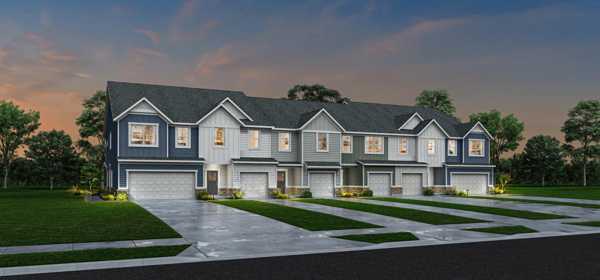 Meadow at Jones Dairy Townhomes in Wake Forest, NC New Homes by Drees