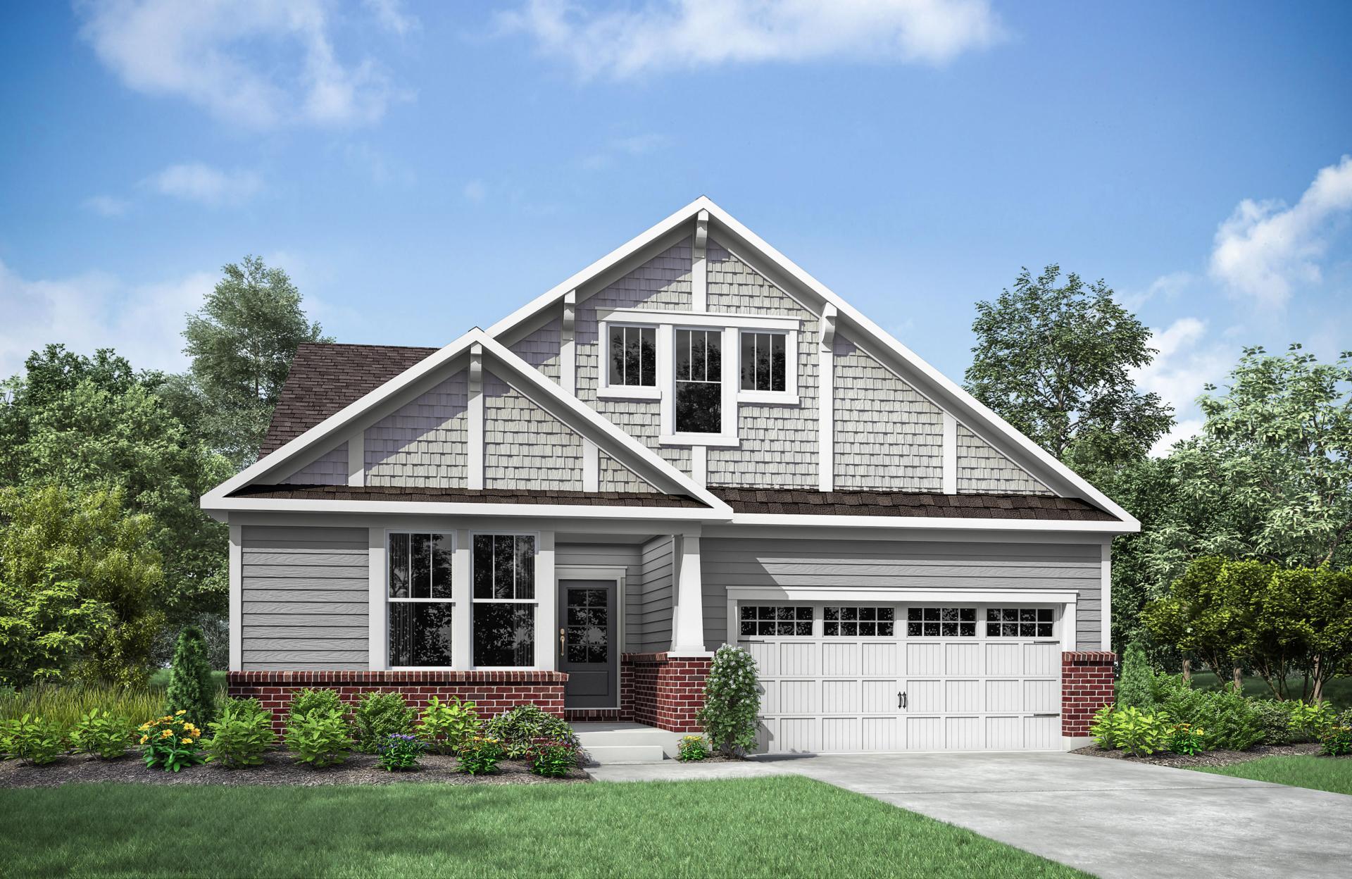 CLEARWATER Plan at Woodlands Villas in Hebron, KY by Drees Homes