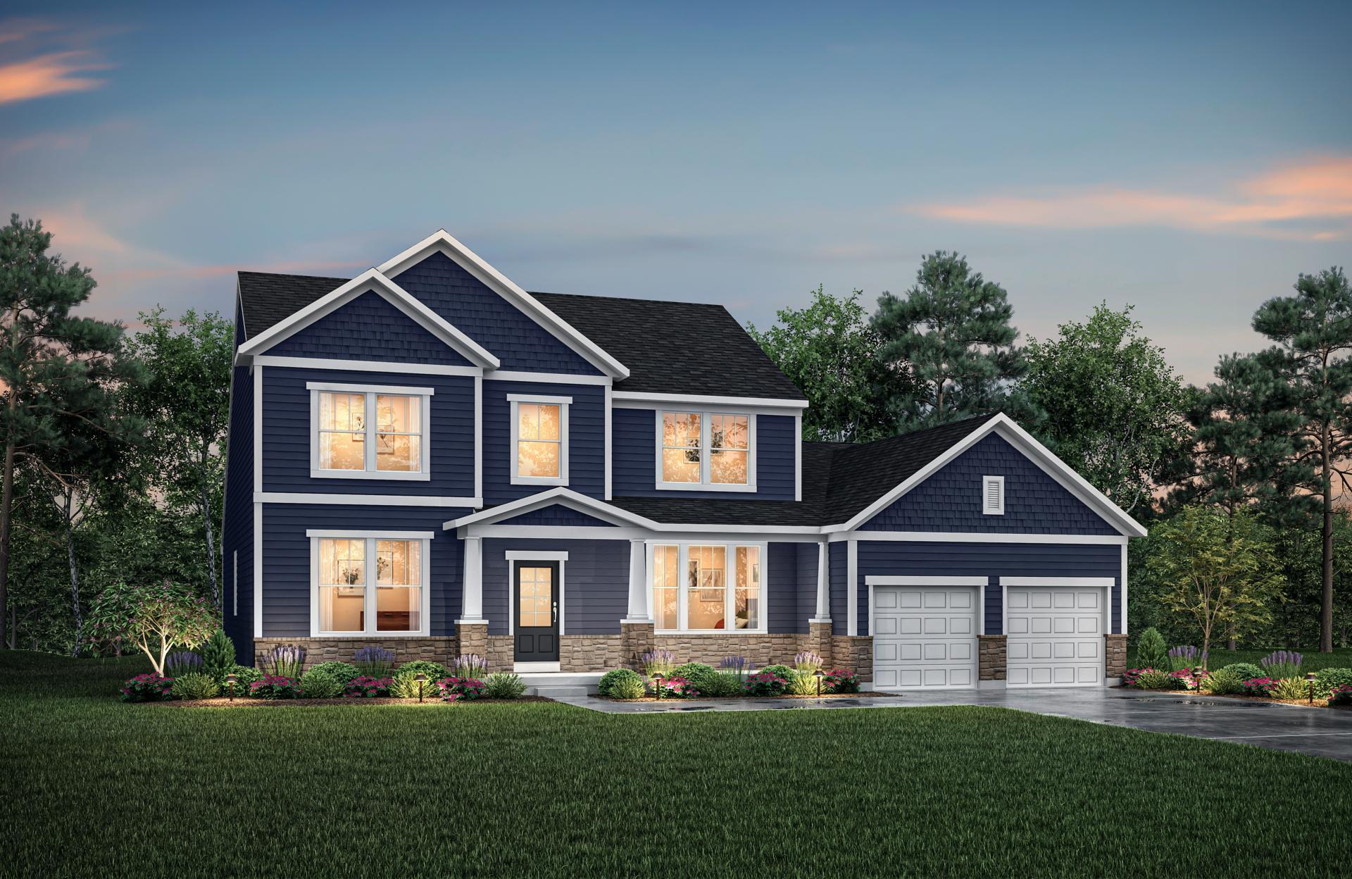 BRENNAN Plan at Trailhead Denali in Harrison, OH by Drees Homes