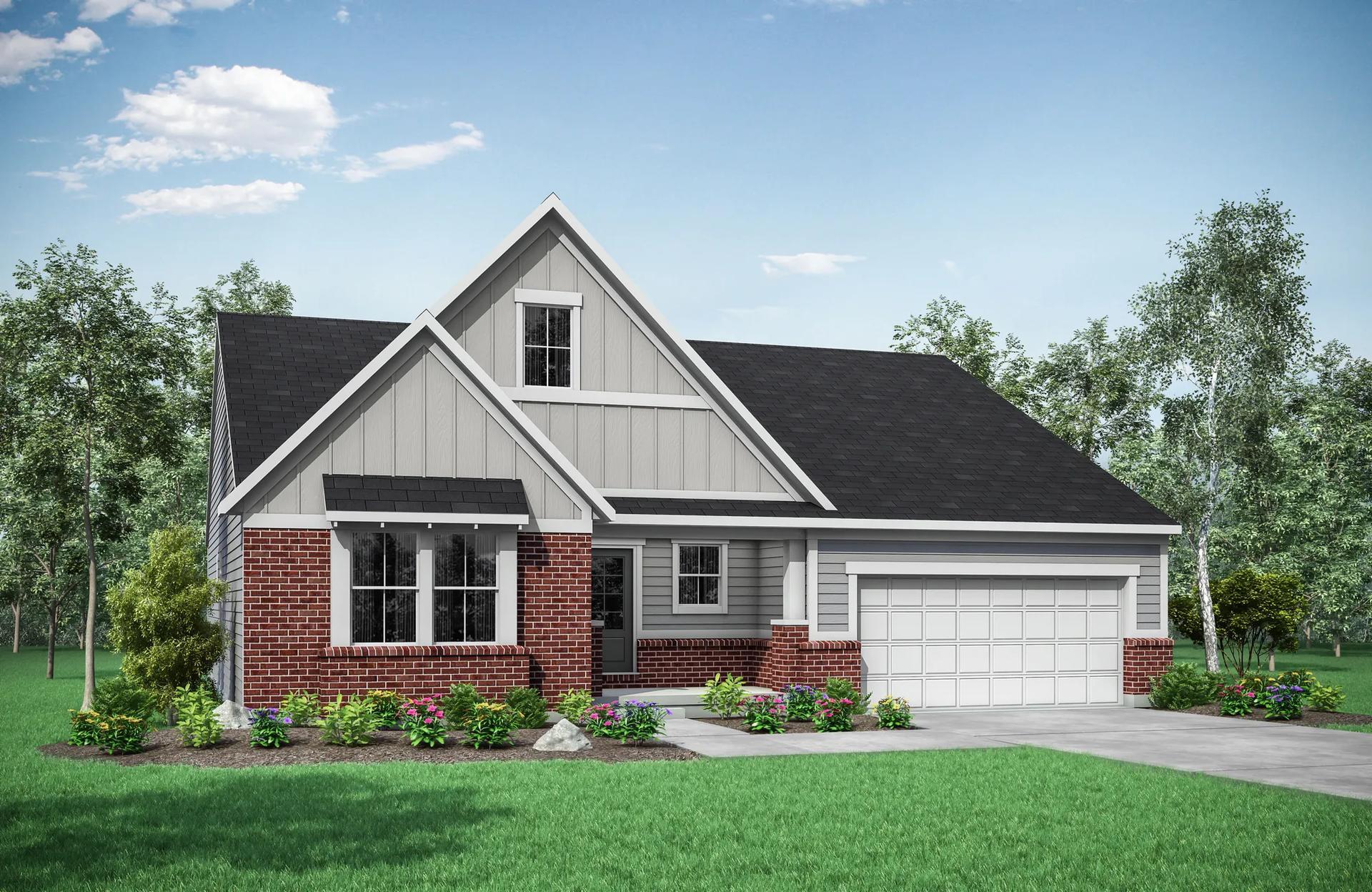 BEACHWOOD - Villas of Blue Heron: Medina, Ohio - Drees Homes