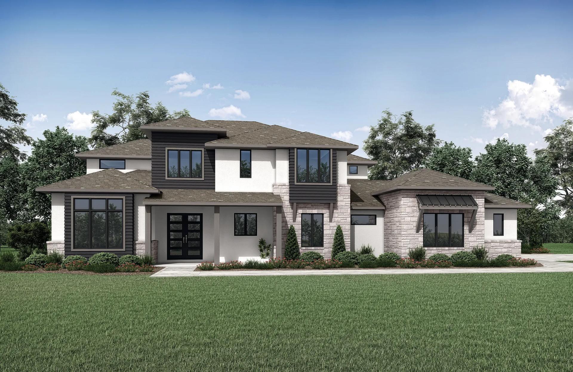 Clearwater Ranch por Drees Custom Homes en Austin Texas