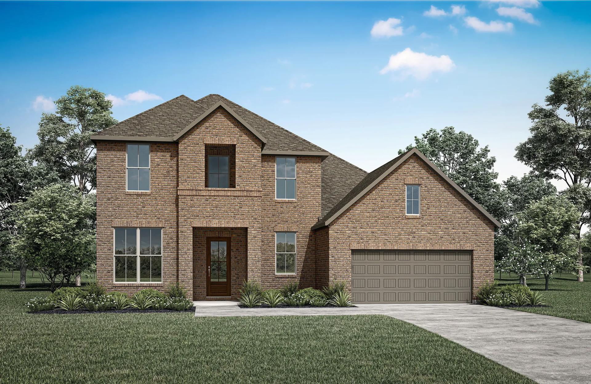 DAKOTA - Wolf Ranch West Bend - 60': Georgetown, Texas - Drees Custom Homes