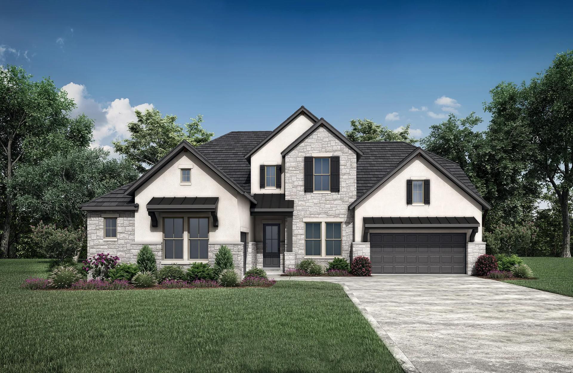 Lakeview por Drees Custom Homes en Houston Texas