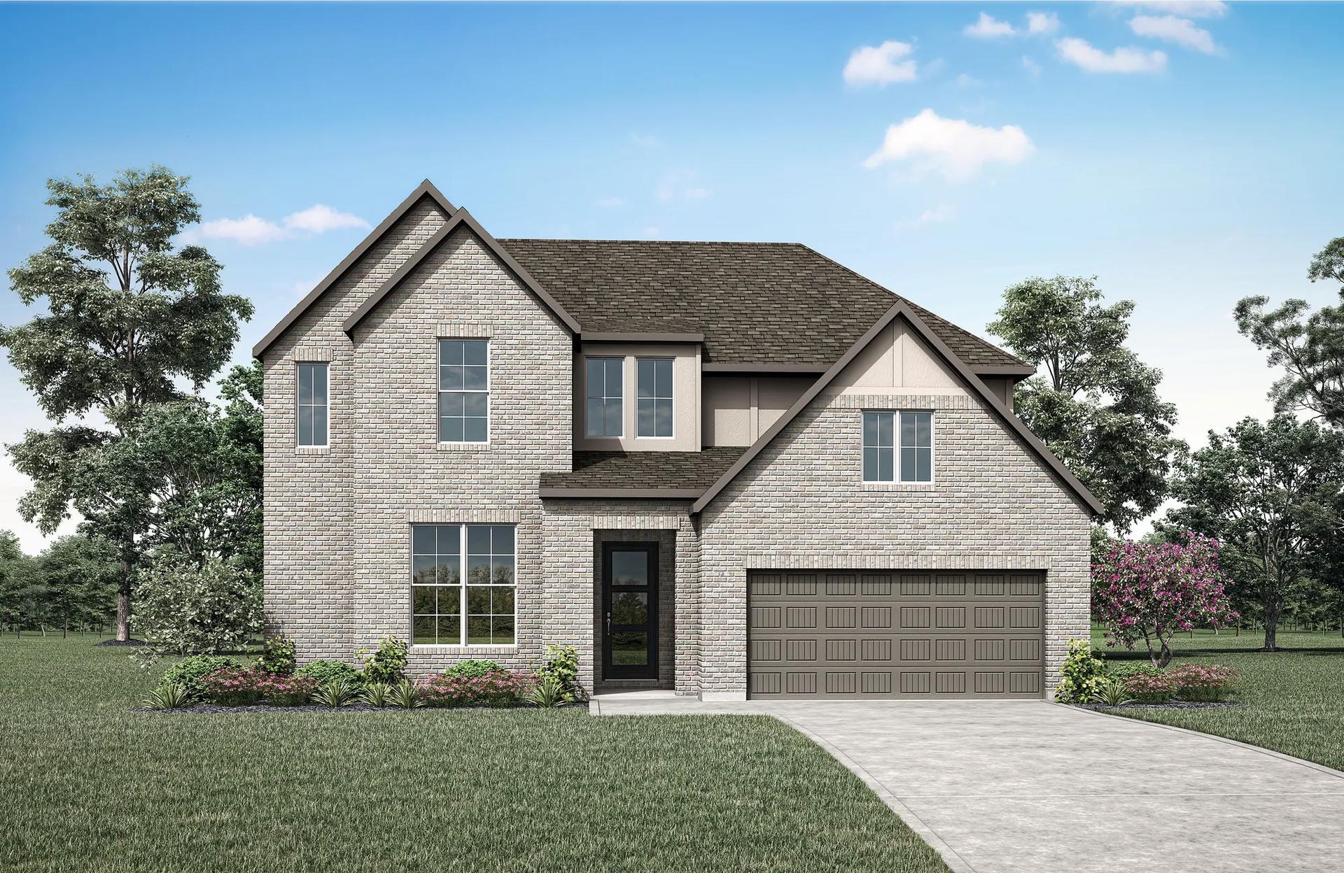 WHITNEY - Wolf Ranch West Bend - 60': Georgetown, Texas - Drees Custom Homes