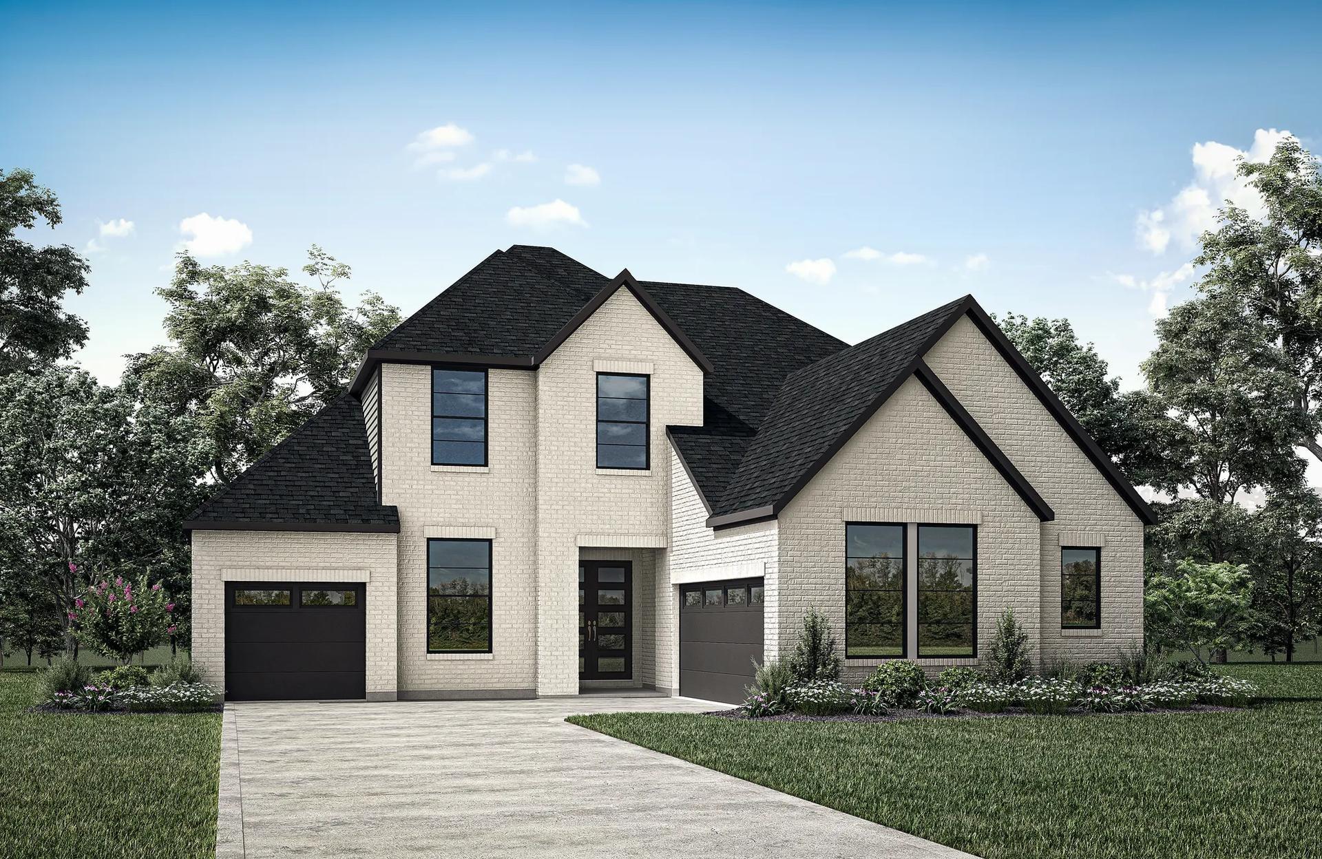 The Homestead - 72' por Drees Custom Homes en Dallas Texas