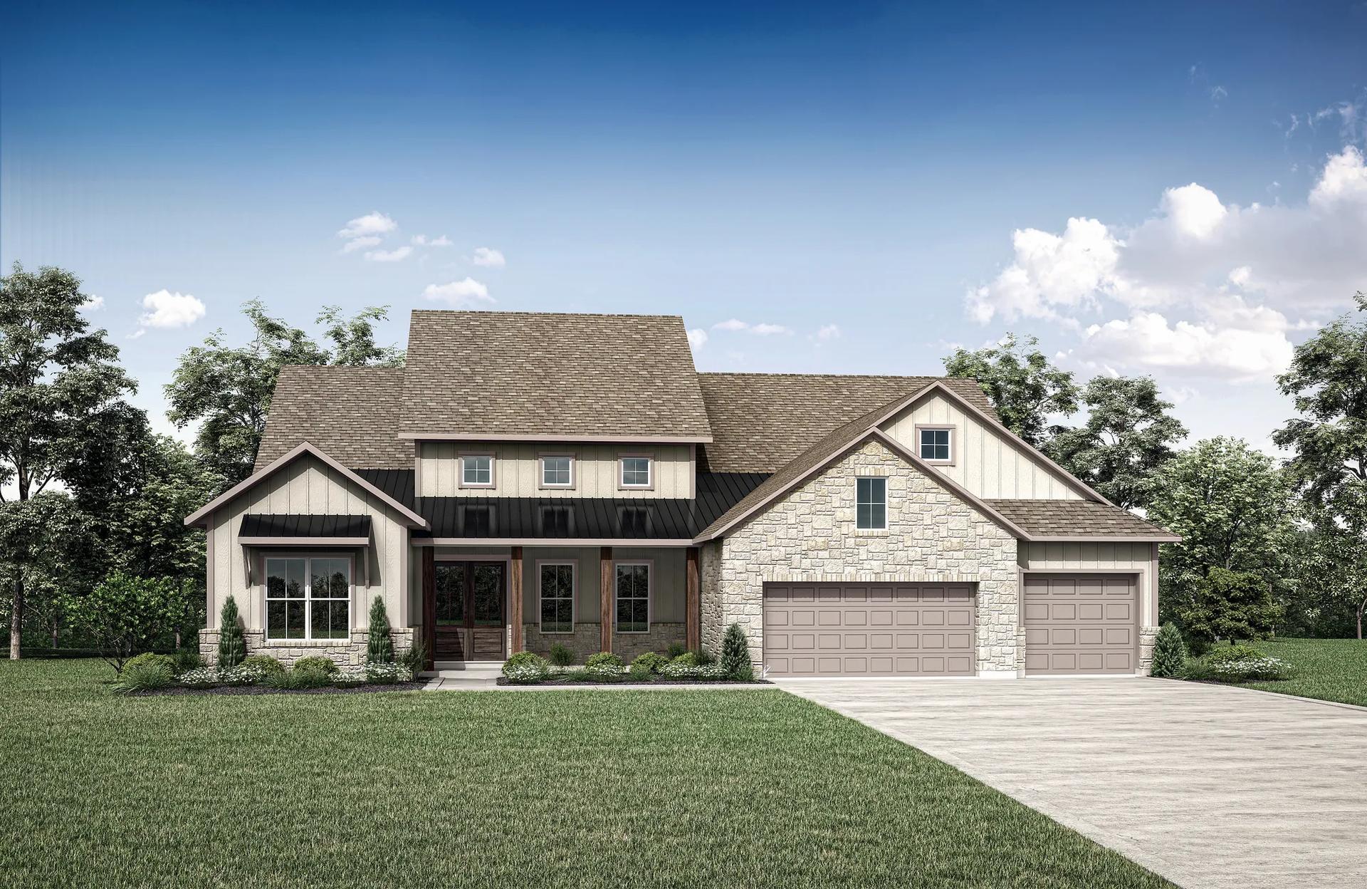 LEIGHTON - Meridiana 90': Manvel, Texas - Drees Custom Homes