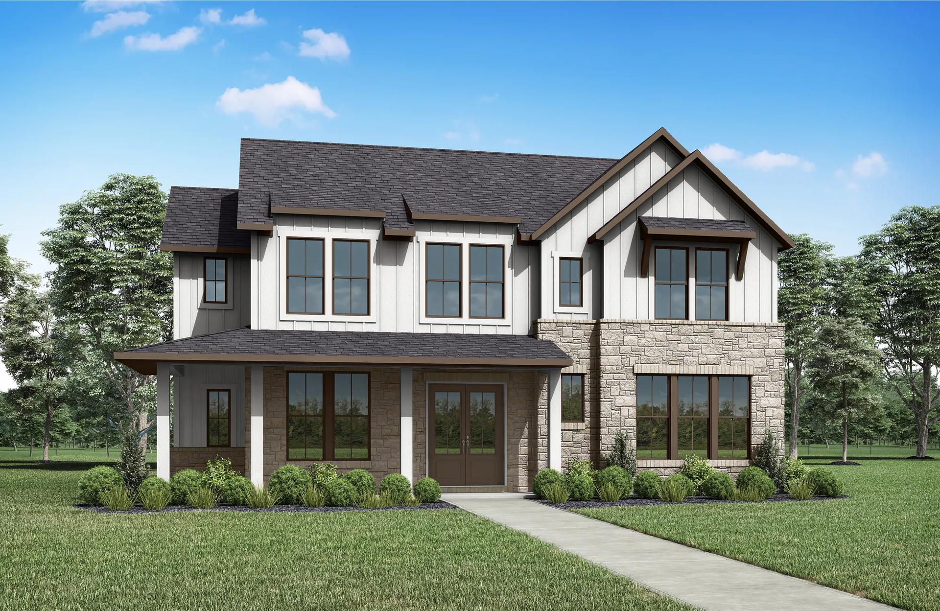 BENSON - Walsh Ranch 60': Aledo, Texas - Drees Custom Homes