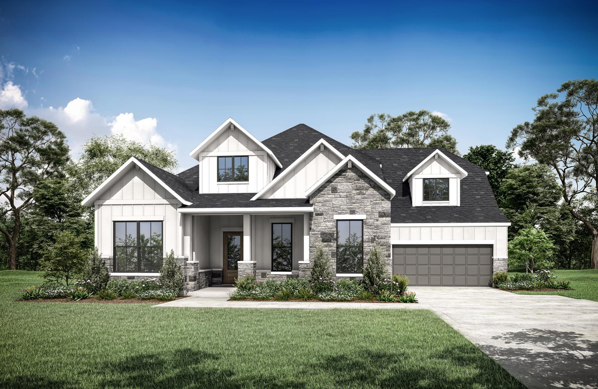 BROOKDALE II Plan At Walsh Ranch 70' In Aledo, TX By Drees Custom Homes