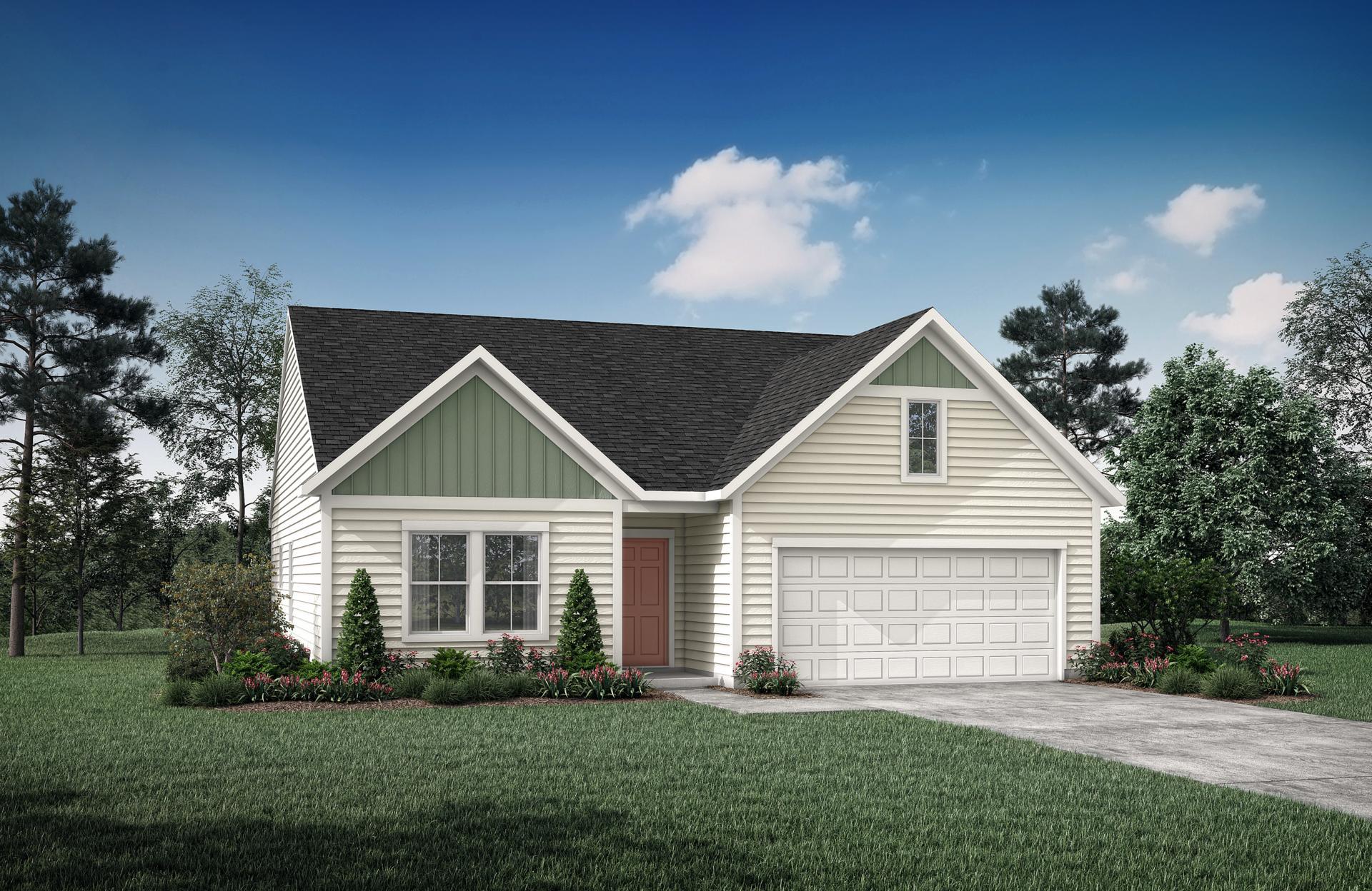 TRENT Plan at Villages of Decoursey in Covington, KY by Drees Homes