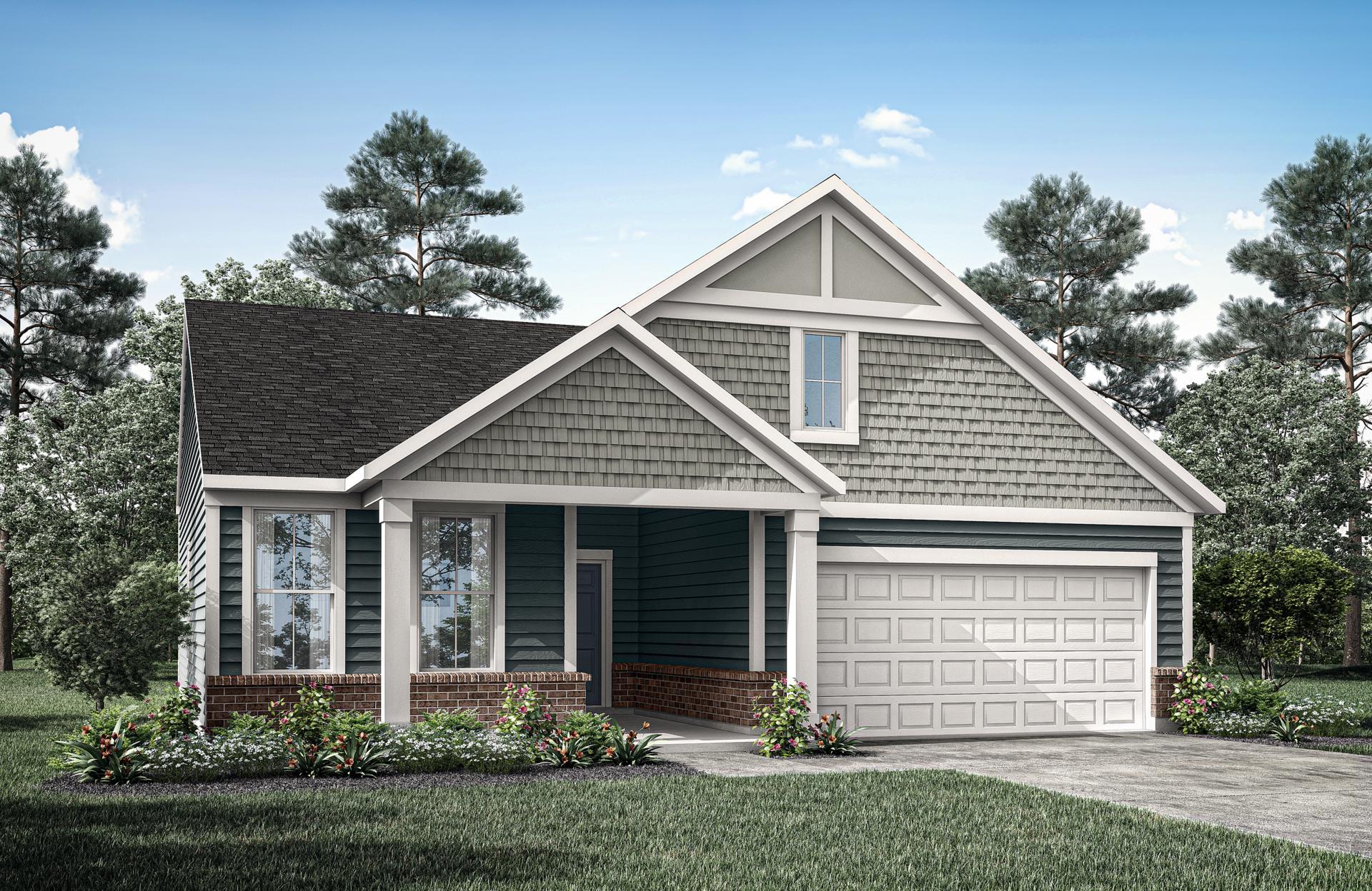 BOULDER Plan at Woodlands Villas in Hebron, KY by Drees Homes