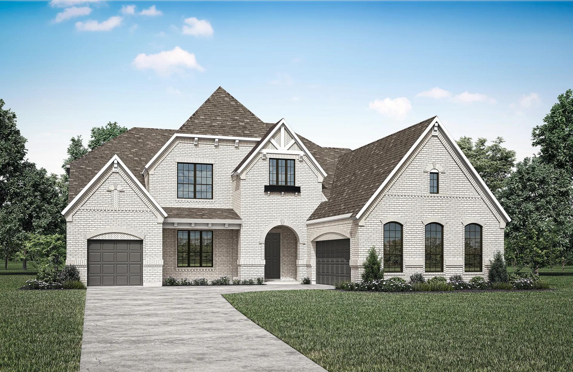 BRINKLEY - Landmark - Front Entry: Denton, Texas - Drees Custom Homes