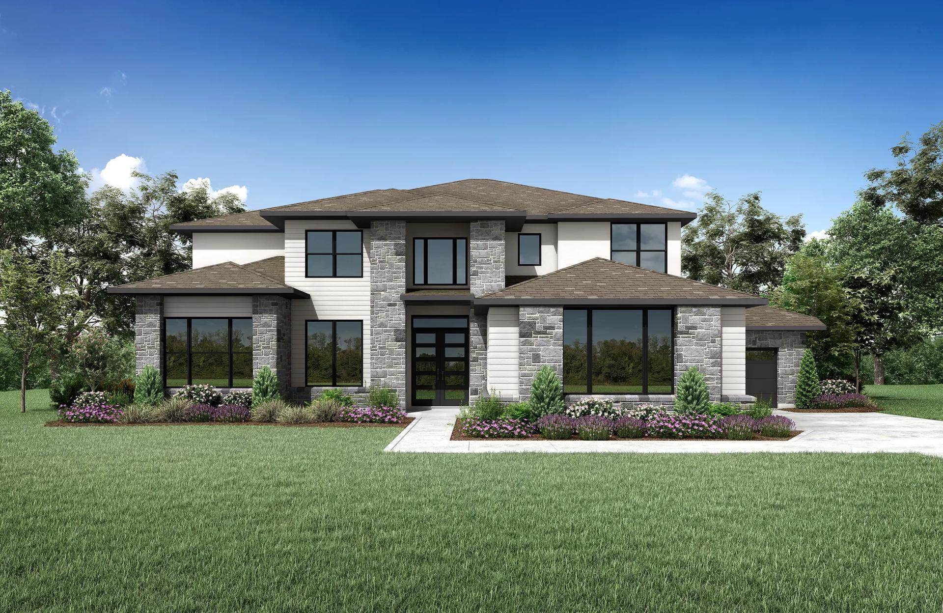 MAXWELL - Pecan Square - 100': Northlake, Texas - Drees Custom Homes