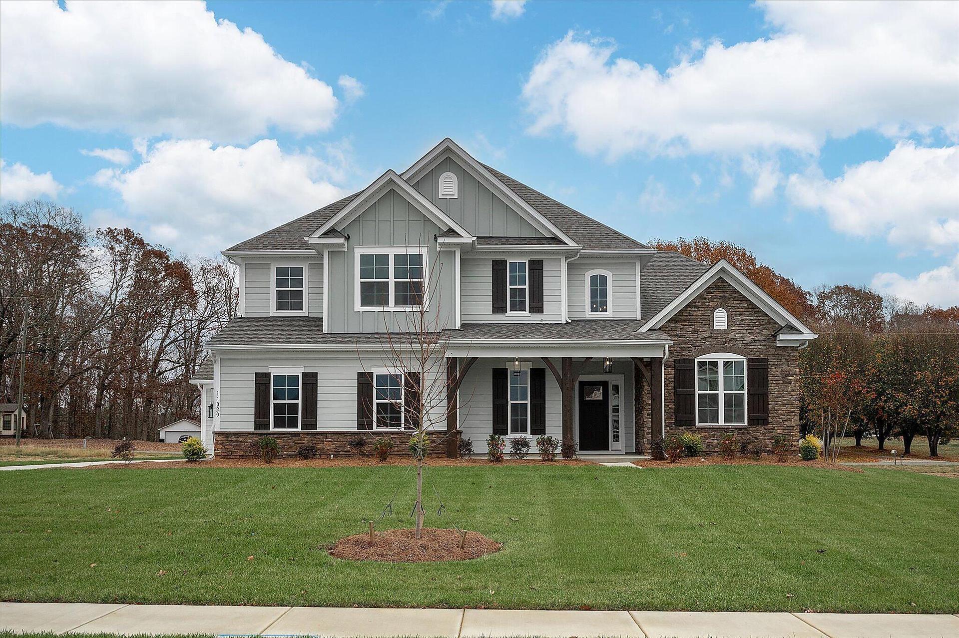 Elevation P with Carriage Garage option