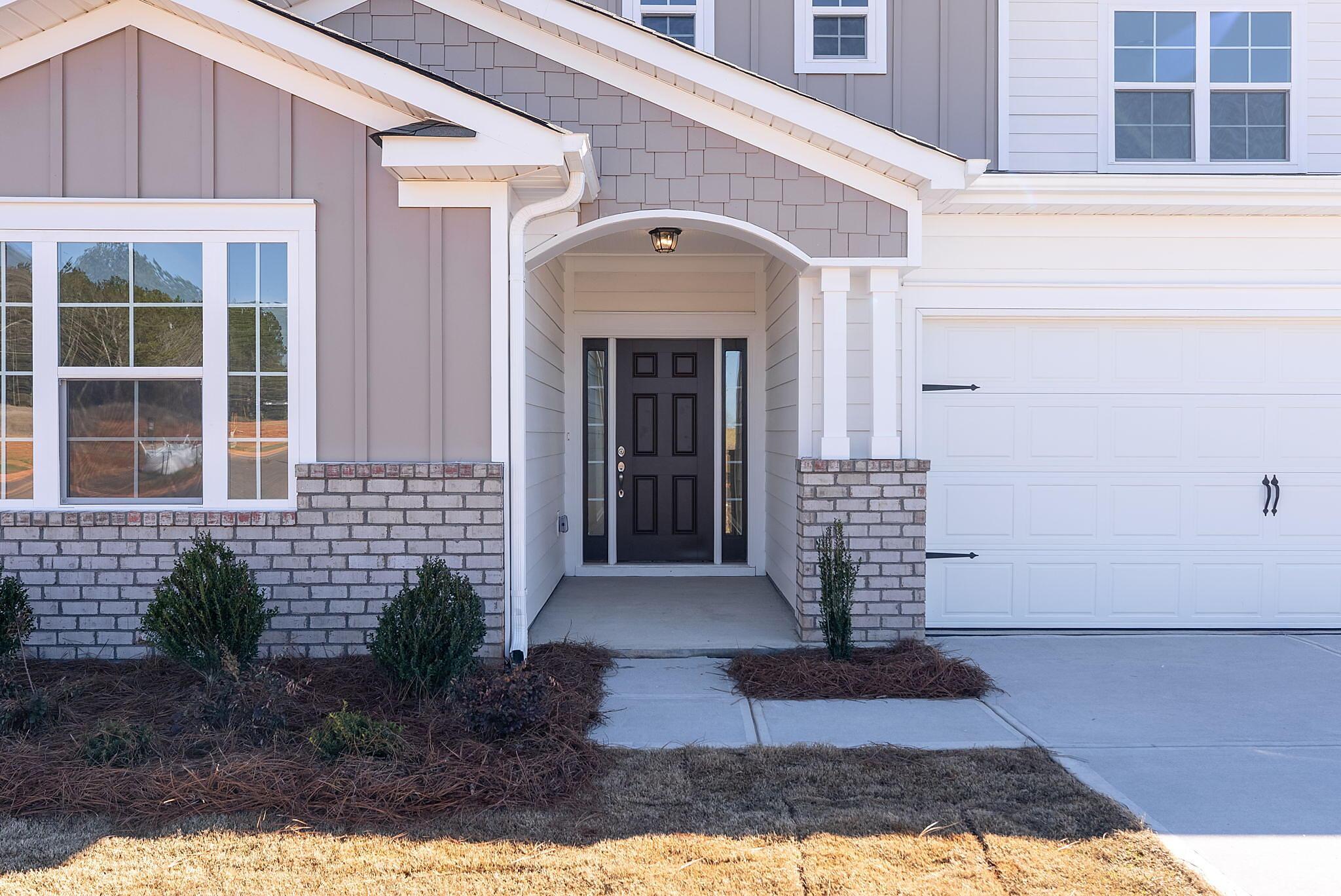 Covered Front Porch Entry