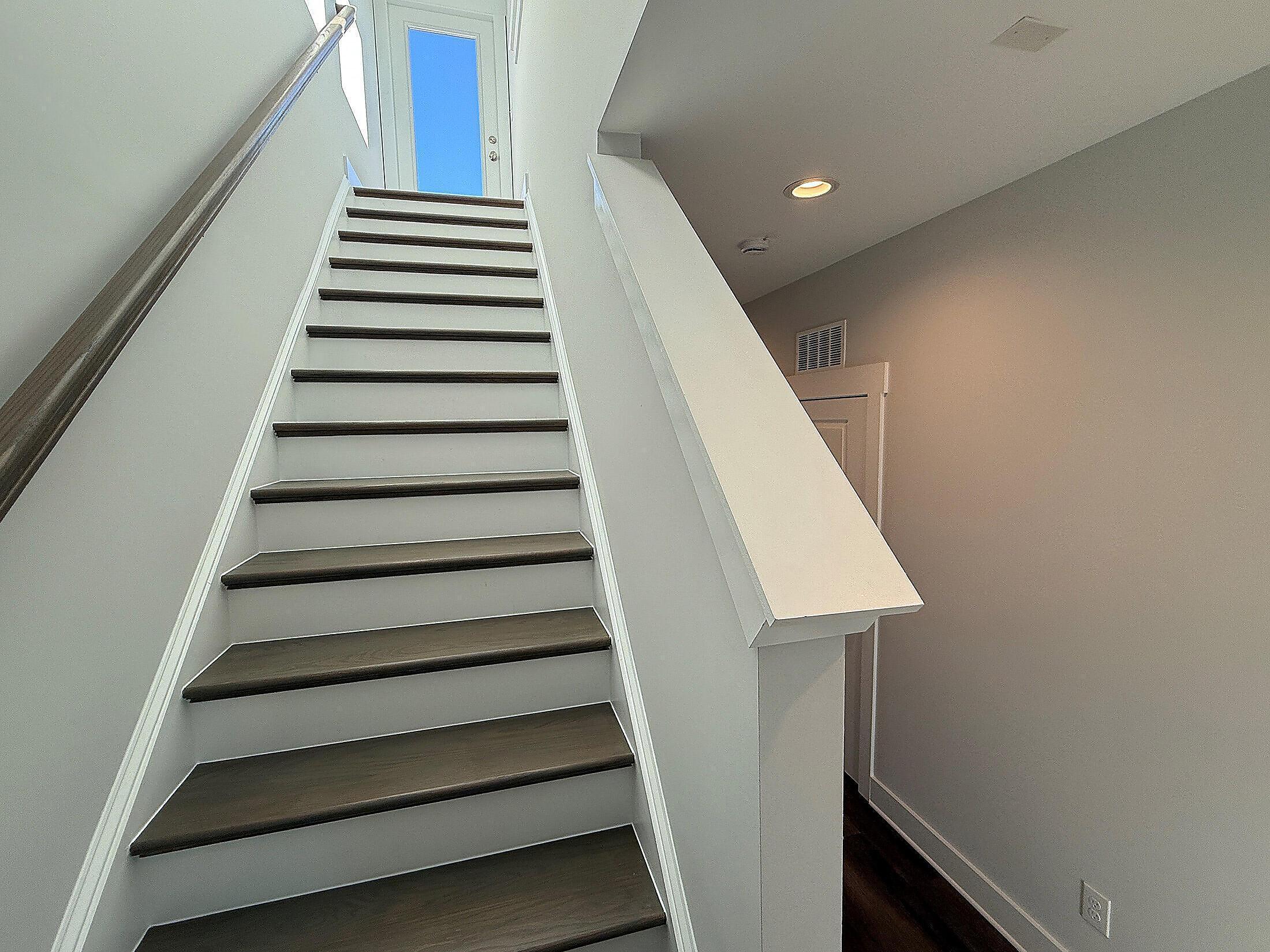 Steps to Rooftop Terrace