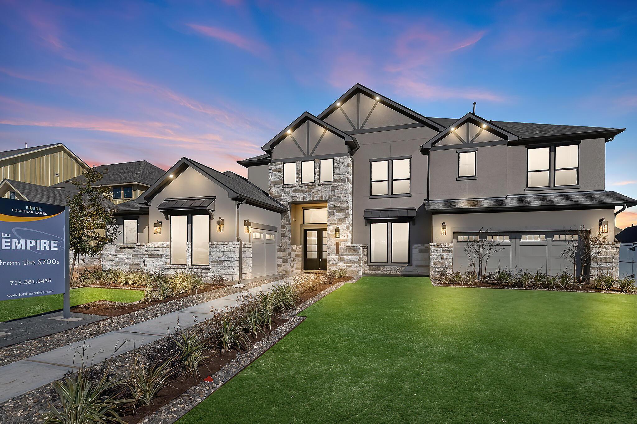 Fulshear Lakes por Empire Homes en Houston Texas