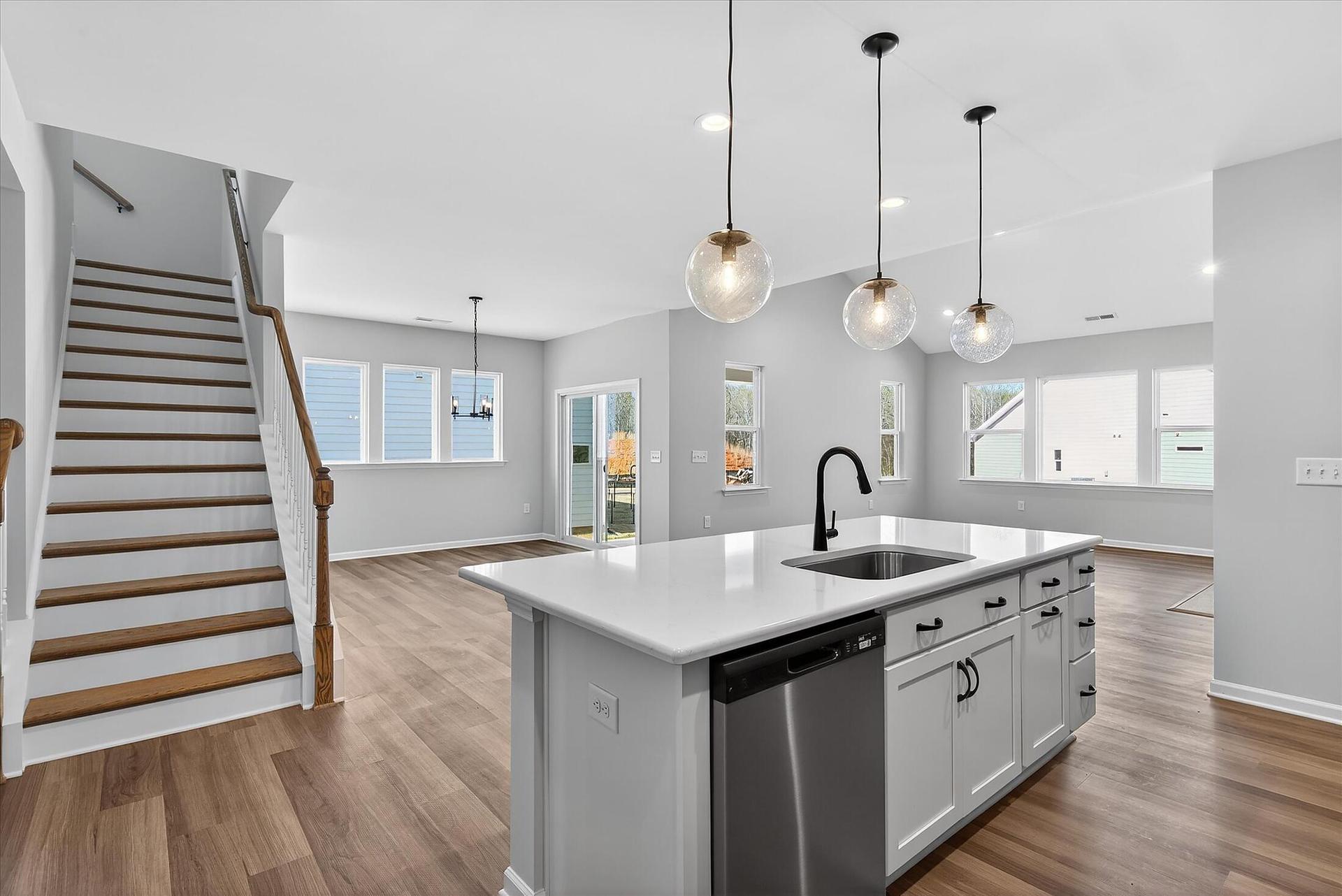 Kitchen, Morning & Family Room