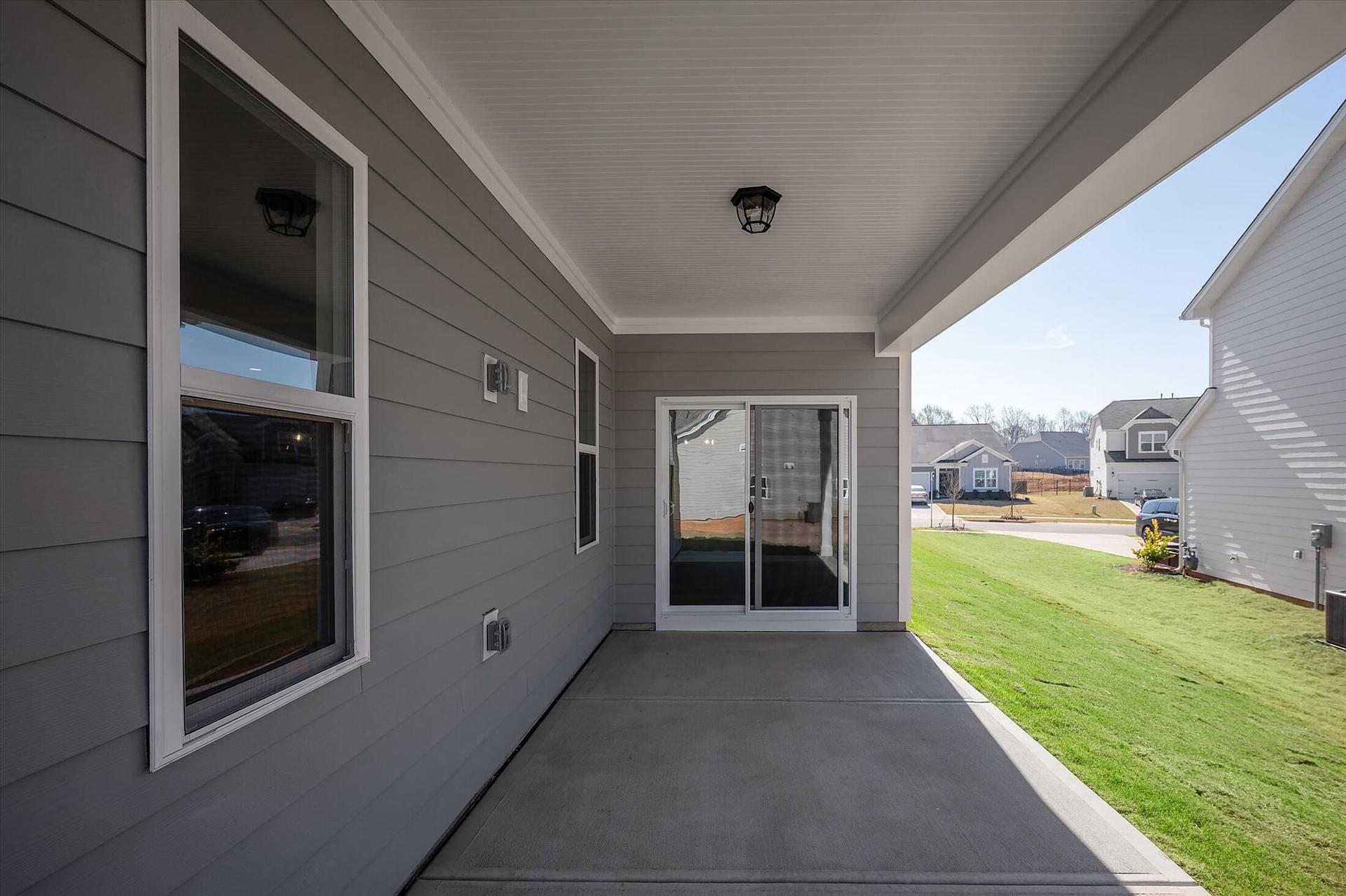 Rear Covered Patio