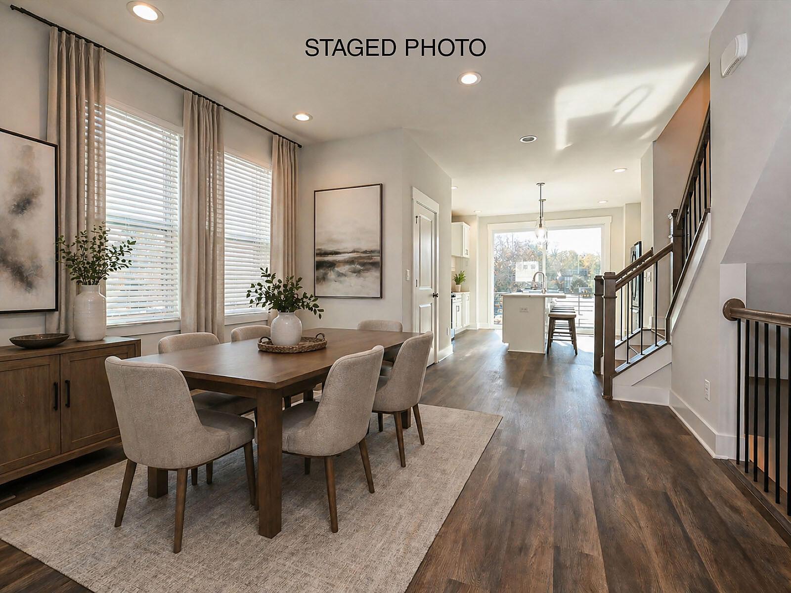 Dining & Kitchen - Staged