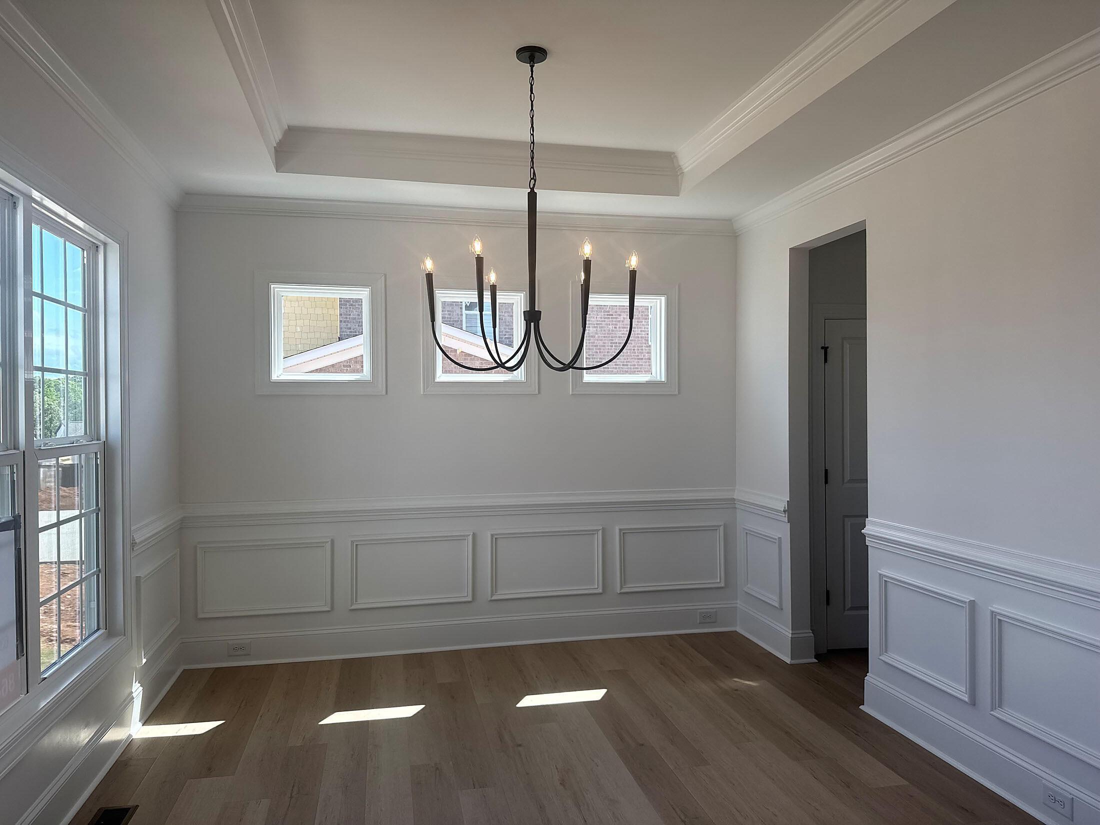 Dining Room with Tray Ceiling