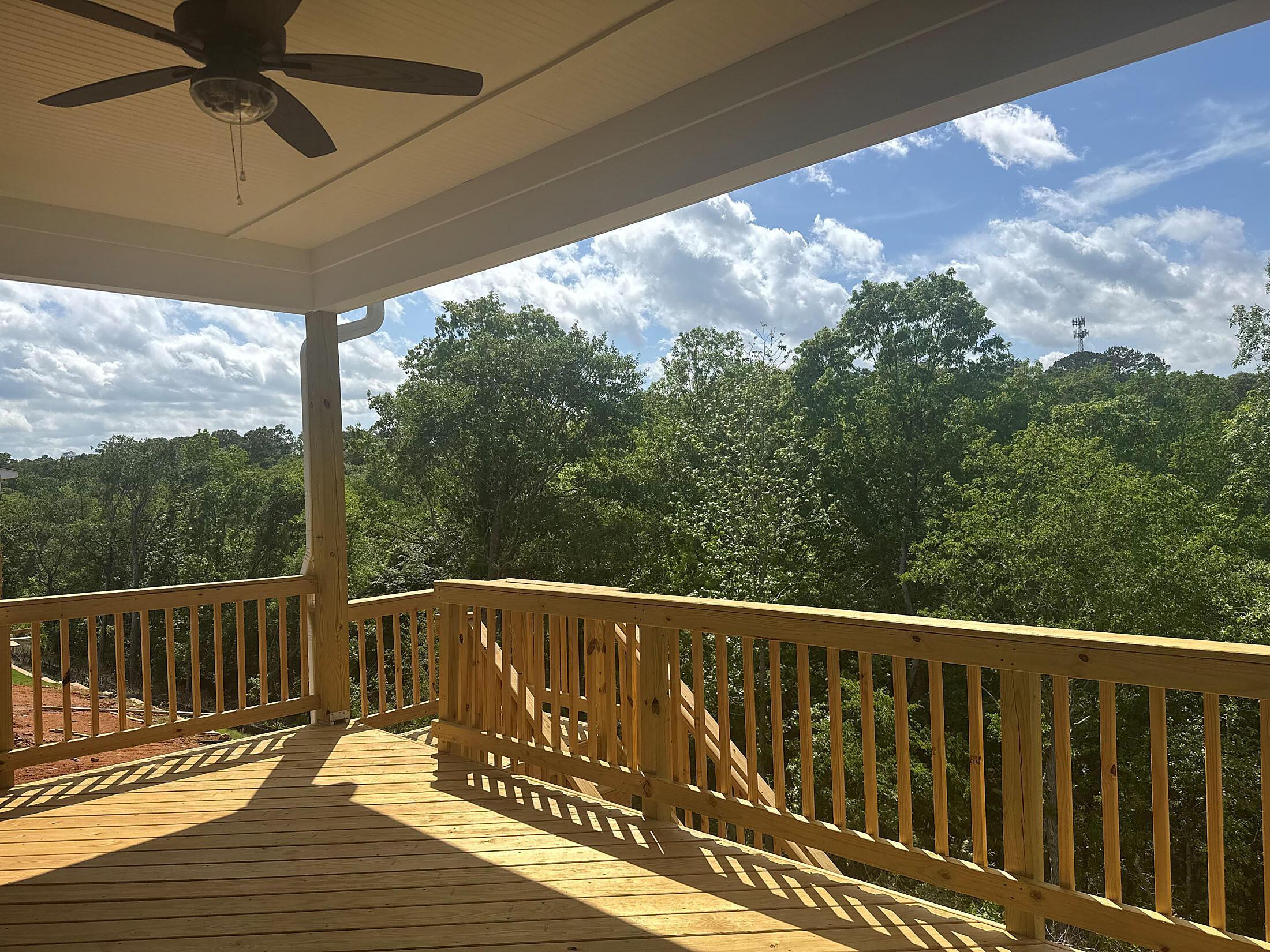 Rear Covered Deck Views