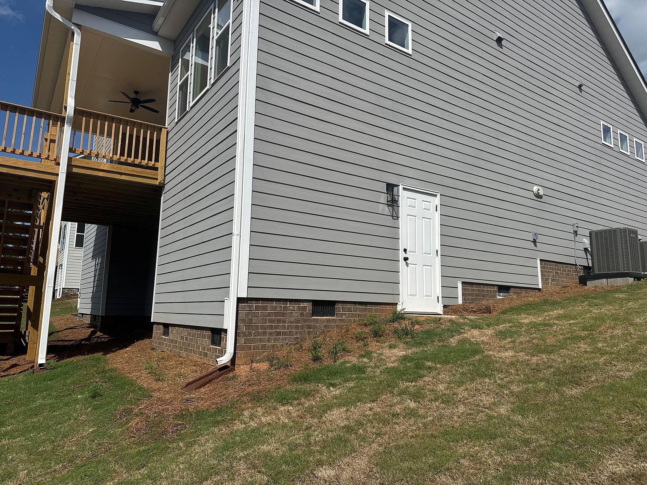 Tall Crawl Space Exterior Door