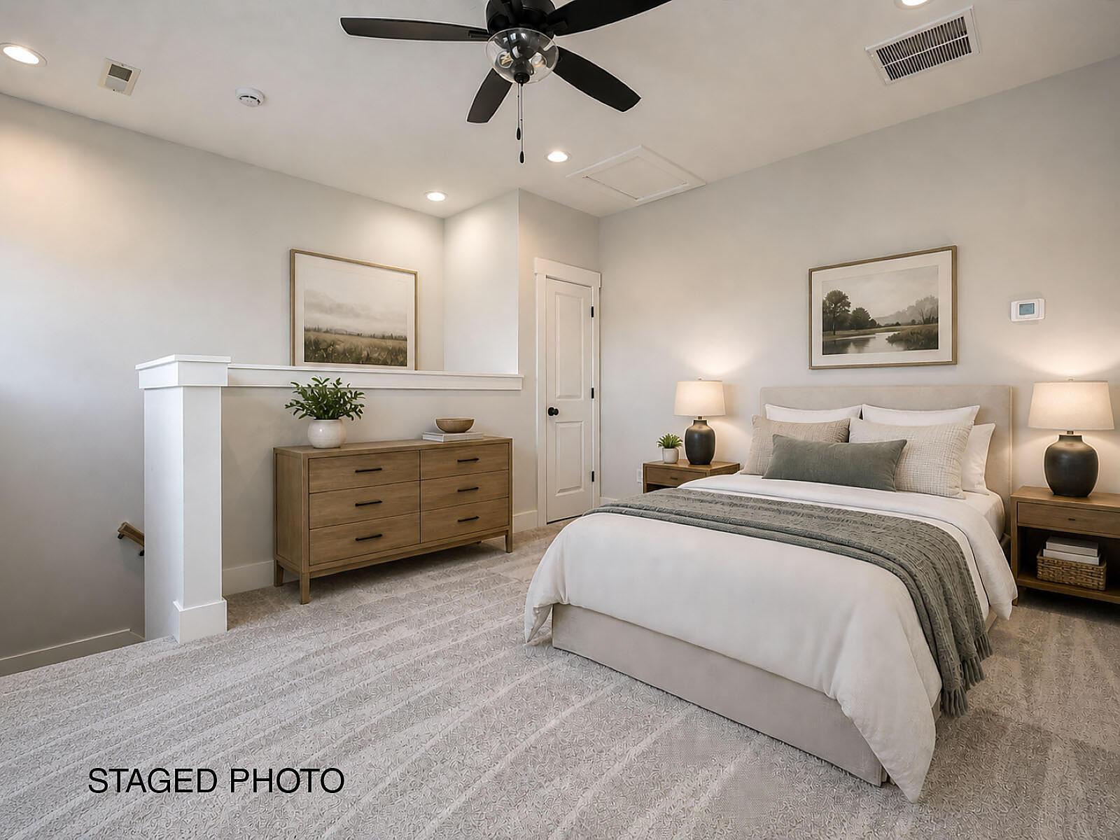 4th Floor Bonus Bedroom - Staged