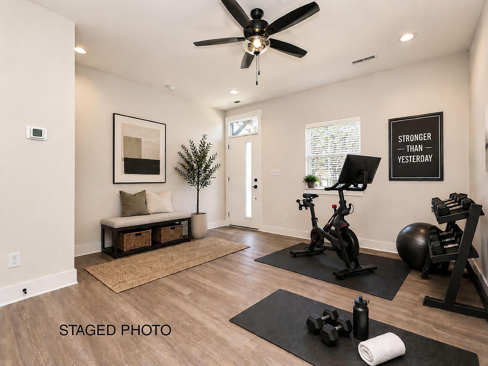 1st Floor Flex Room - Staged