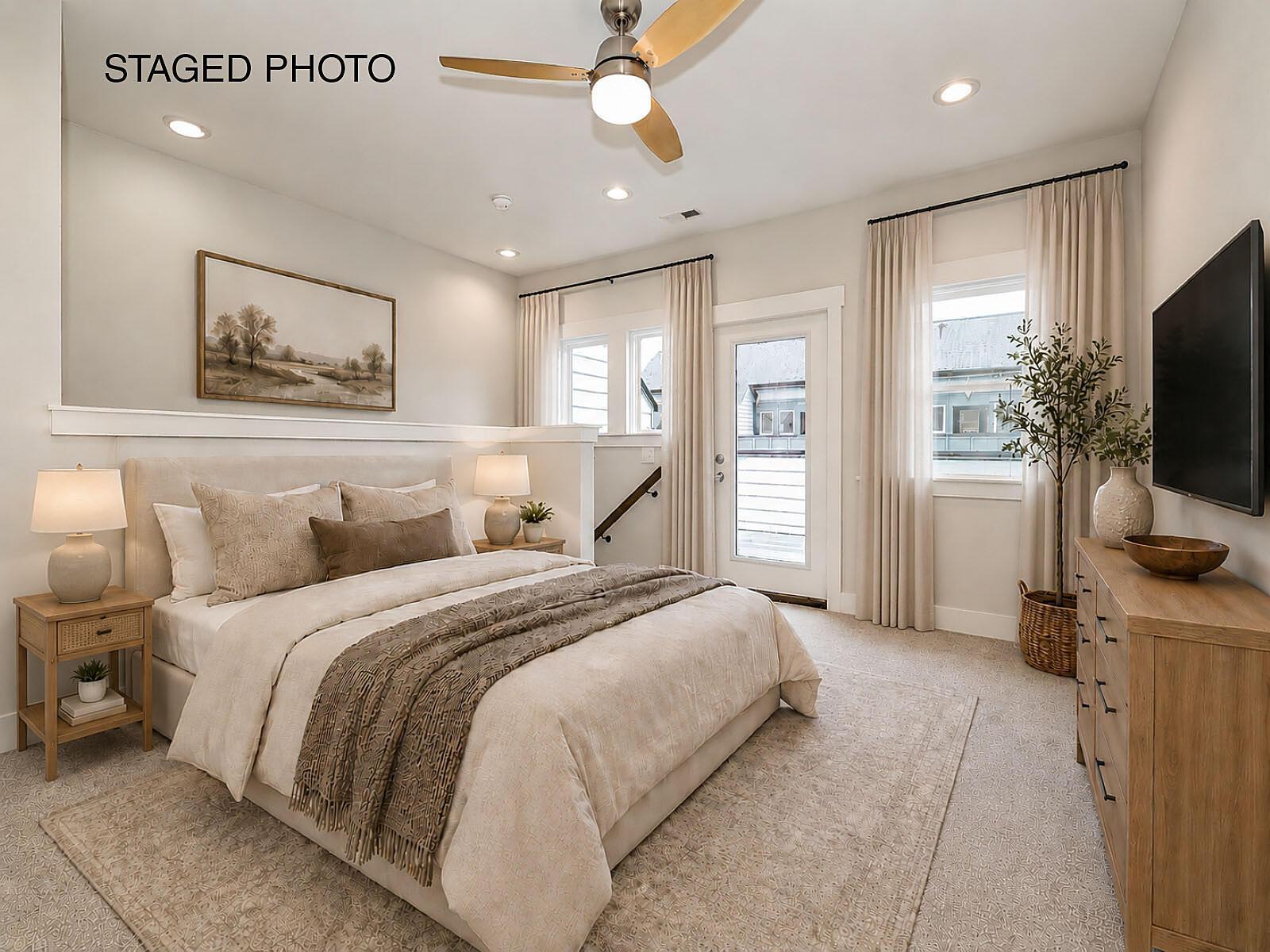 4th Floor Bonus Bedroom - Staged