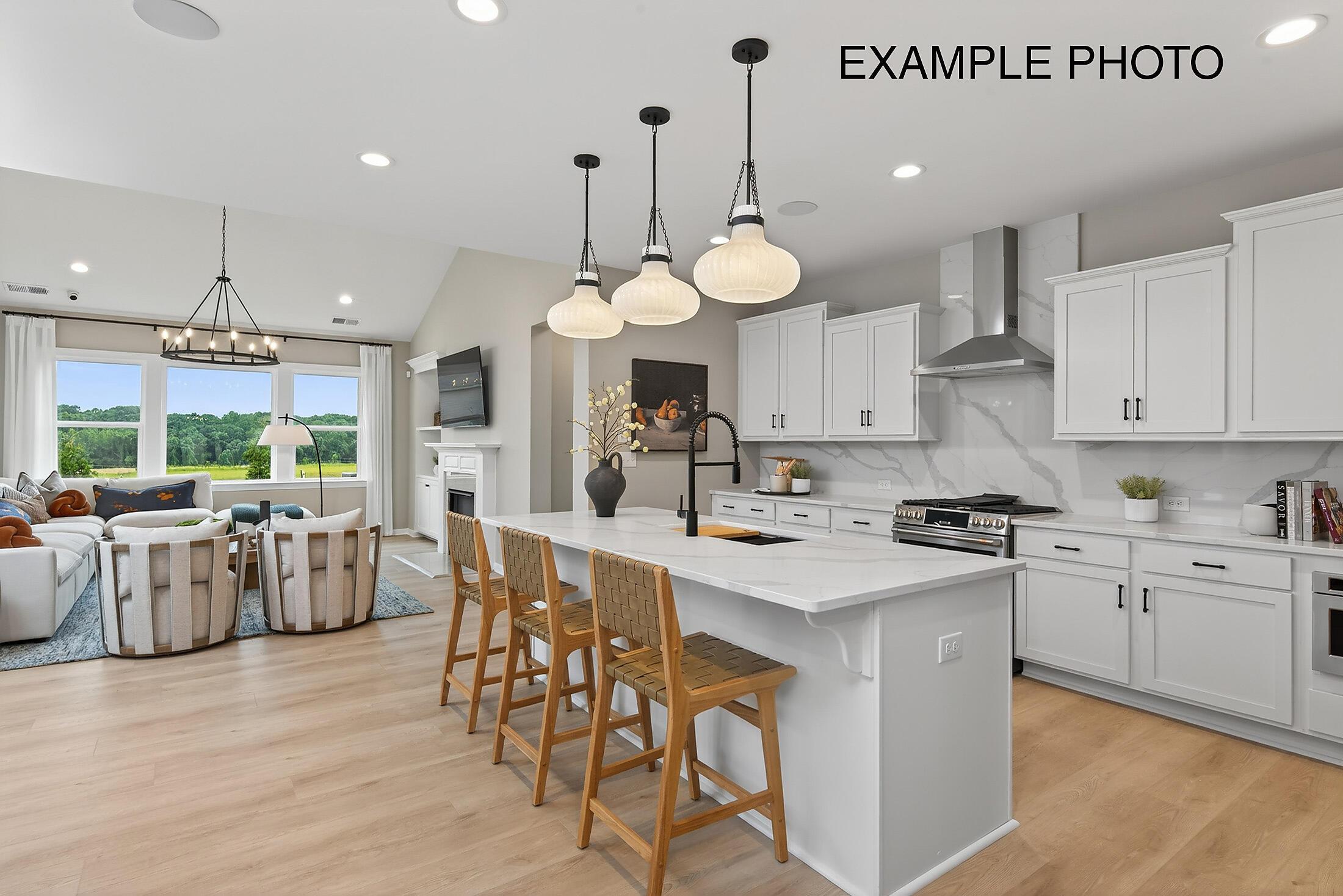 Kitchen & Family Room - Example Photo