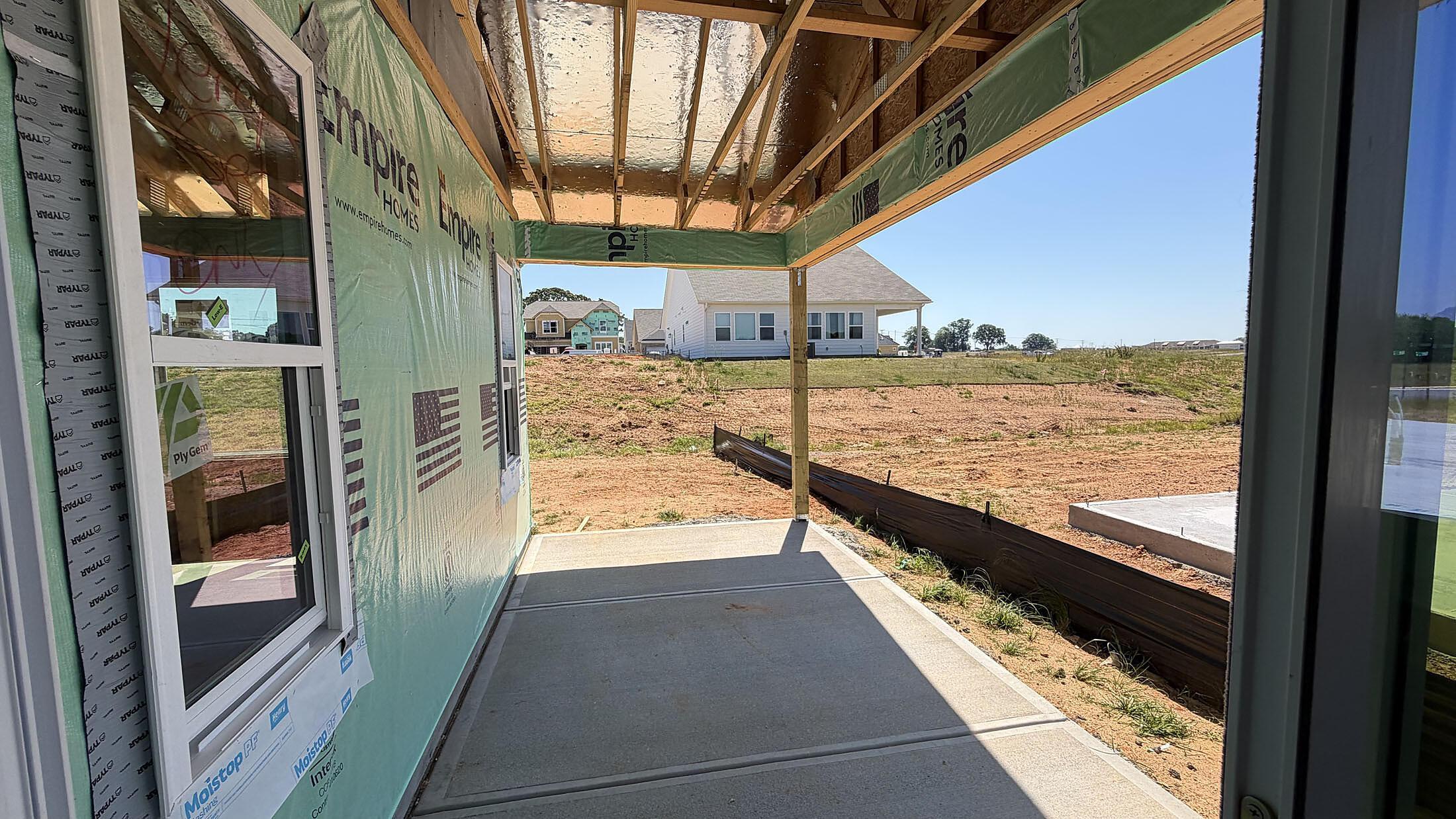 Rear Covered Patio