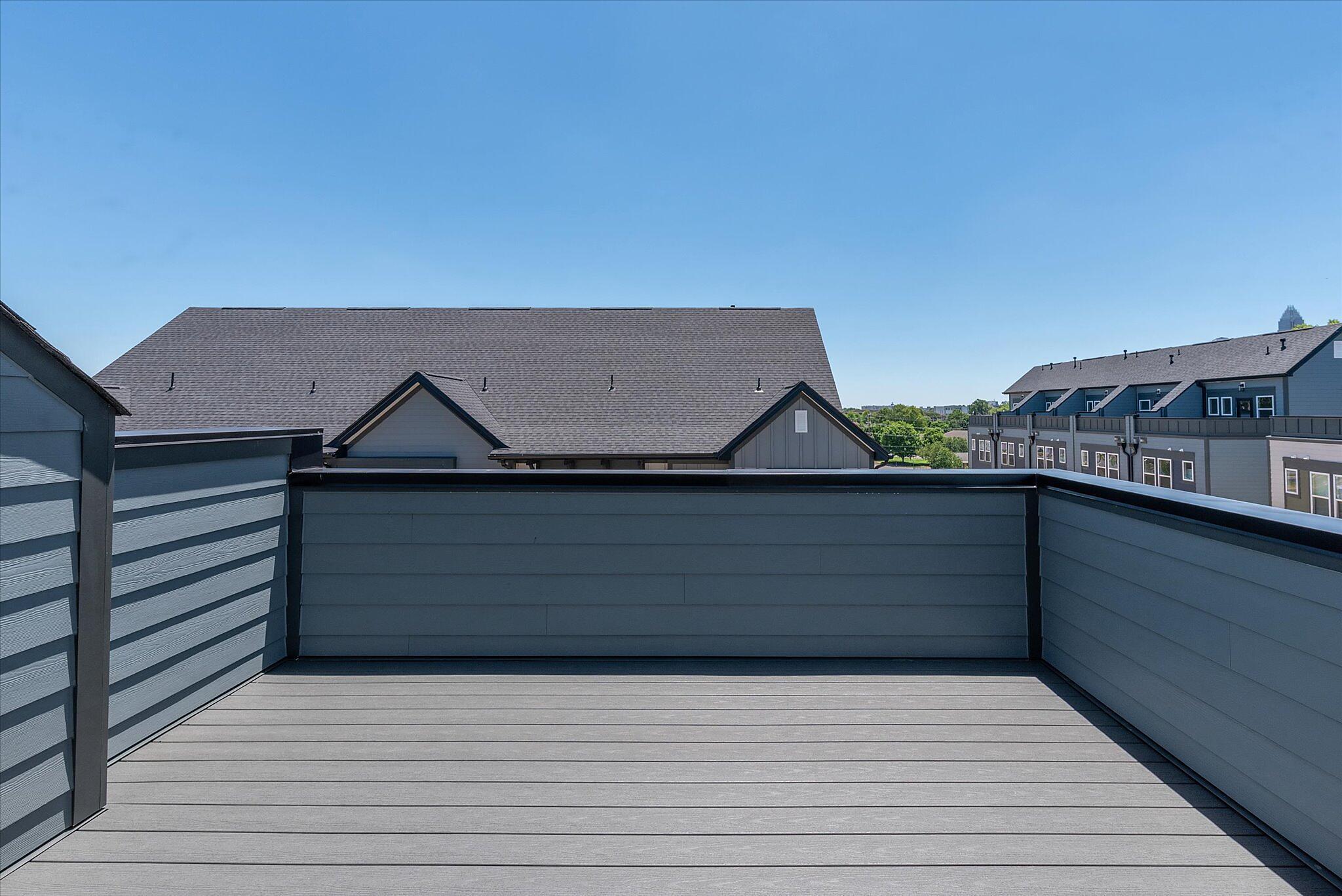 End-Unit Rooftop Terrace