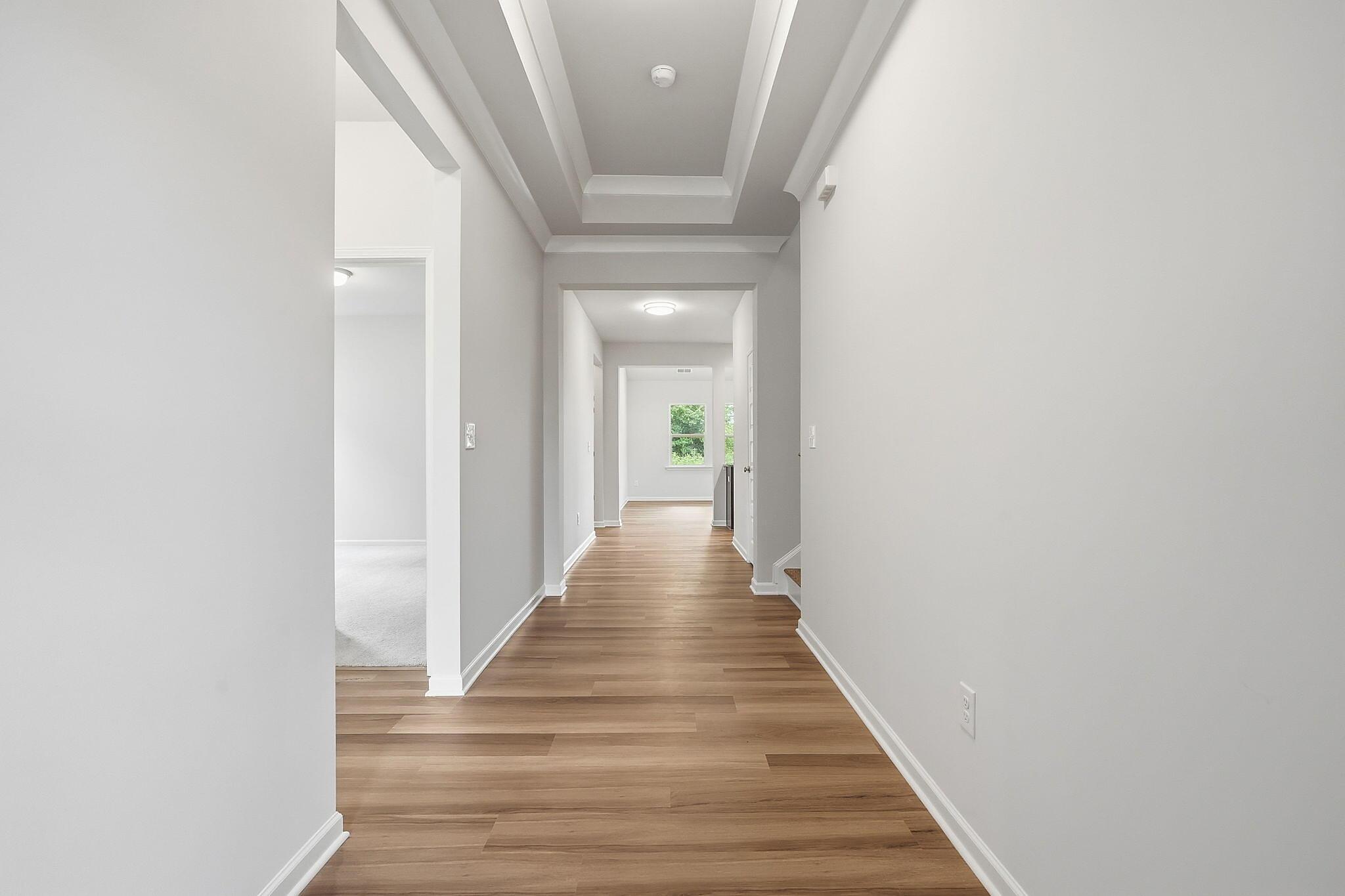 Foyer with Tray Ceiling